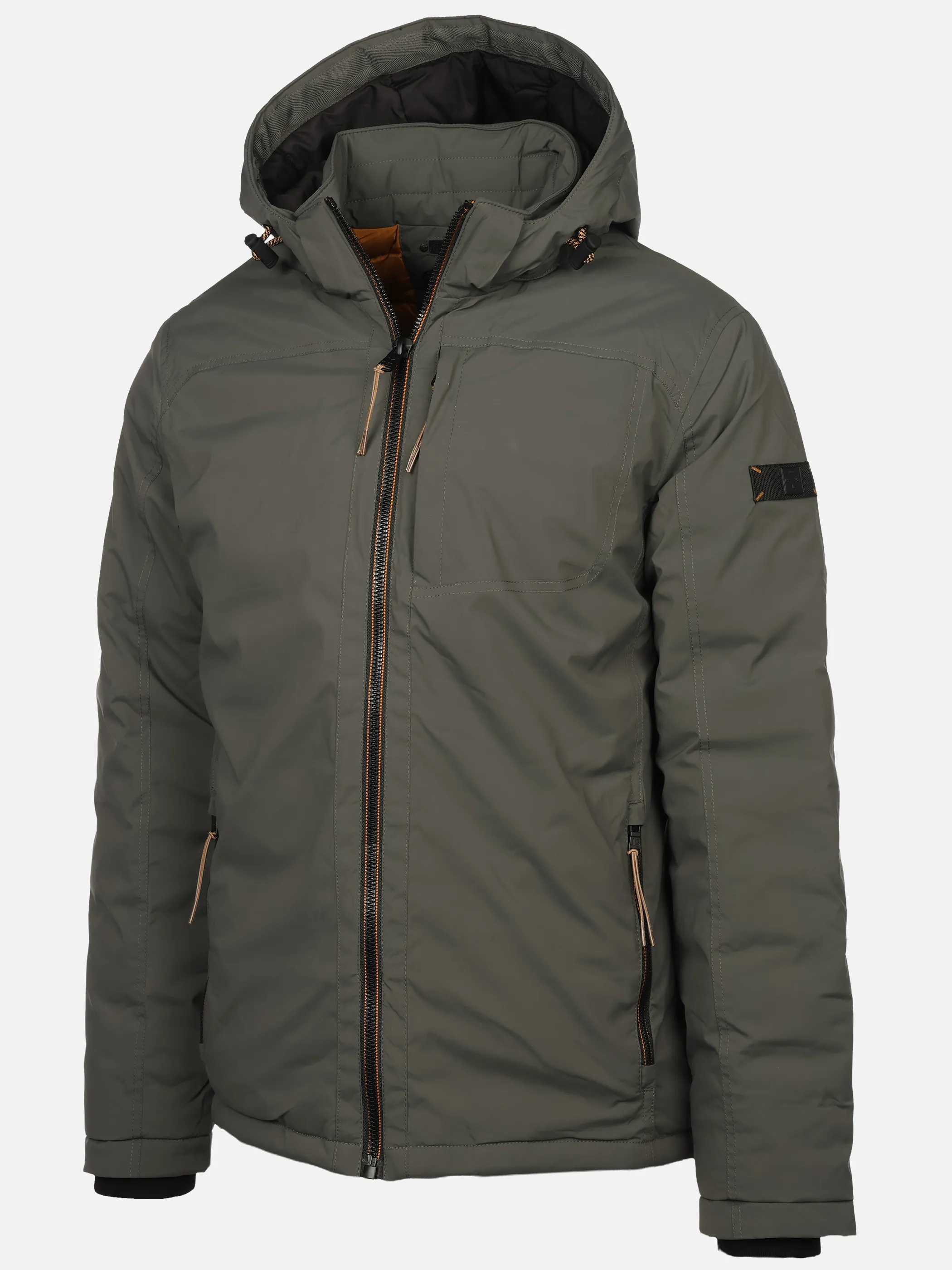 Jim Spencer He. Kapuzenjacke wattiert Oliv 929390 DARK OLIVE 3