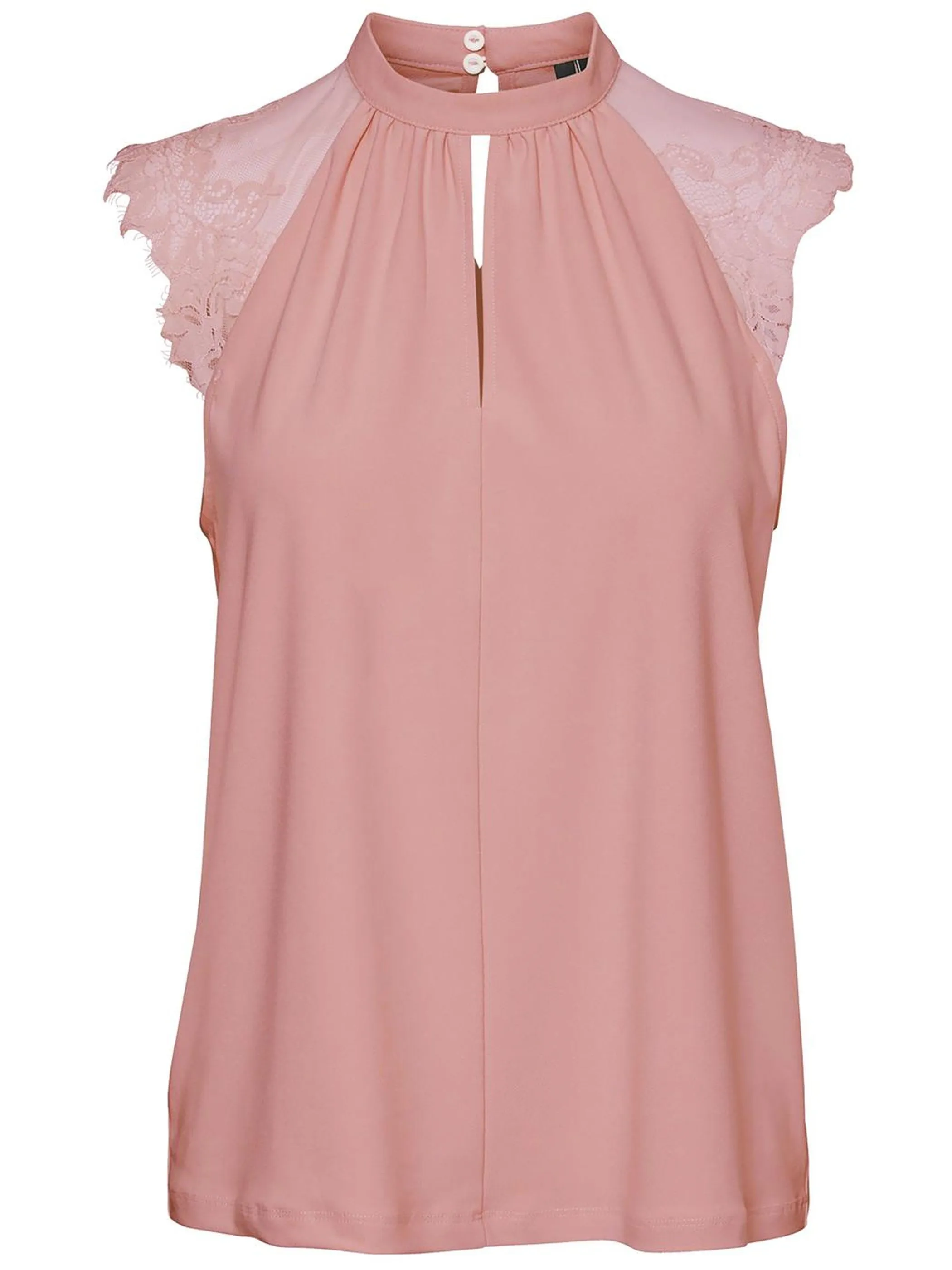 Vero Moda 10226072 VMMILLA SL LACE TEE G Rosa 873831 217630 1 Vero Moda 10226072 VMMILLA SL LACE TEE G Rosa 873831 217630 1