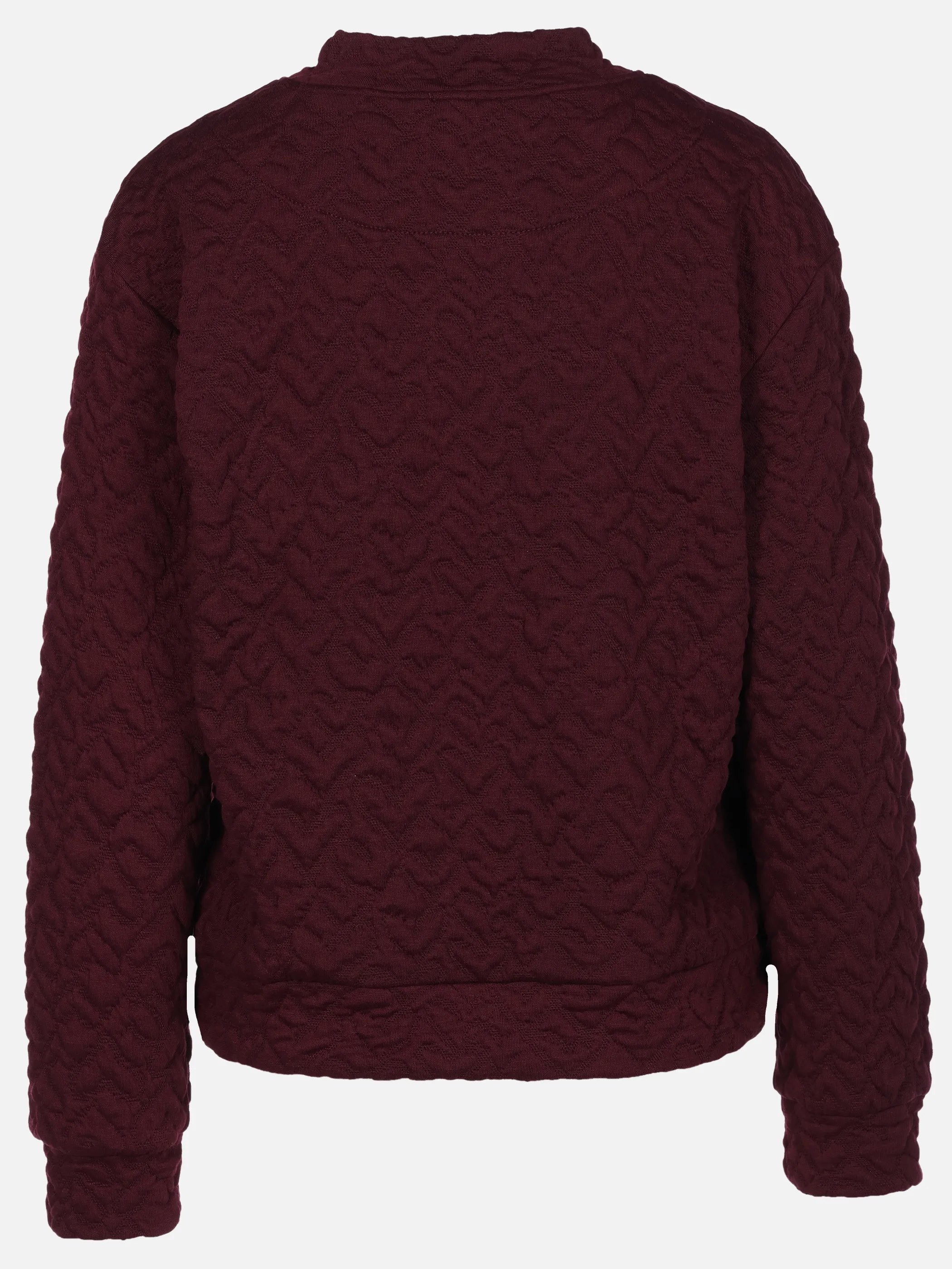 Sure Da-Sweatjacke in Cloquéware Lila 921259 FUDGE 2