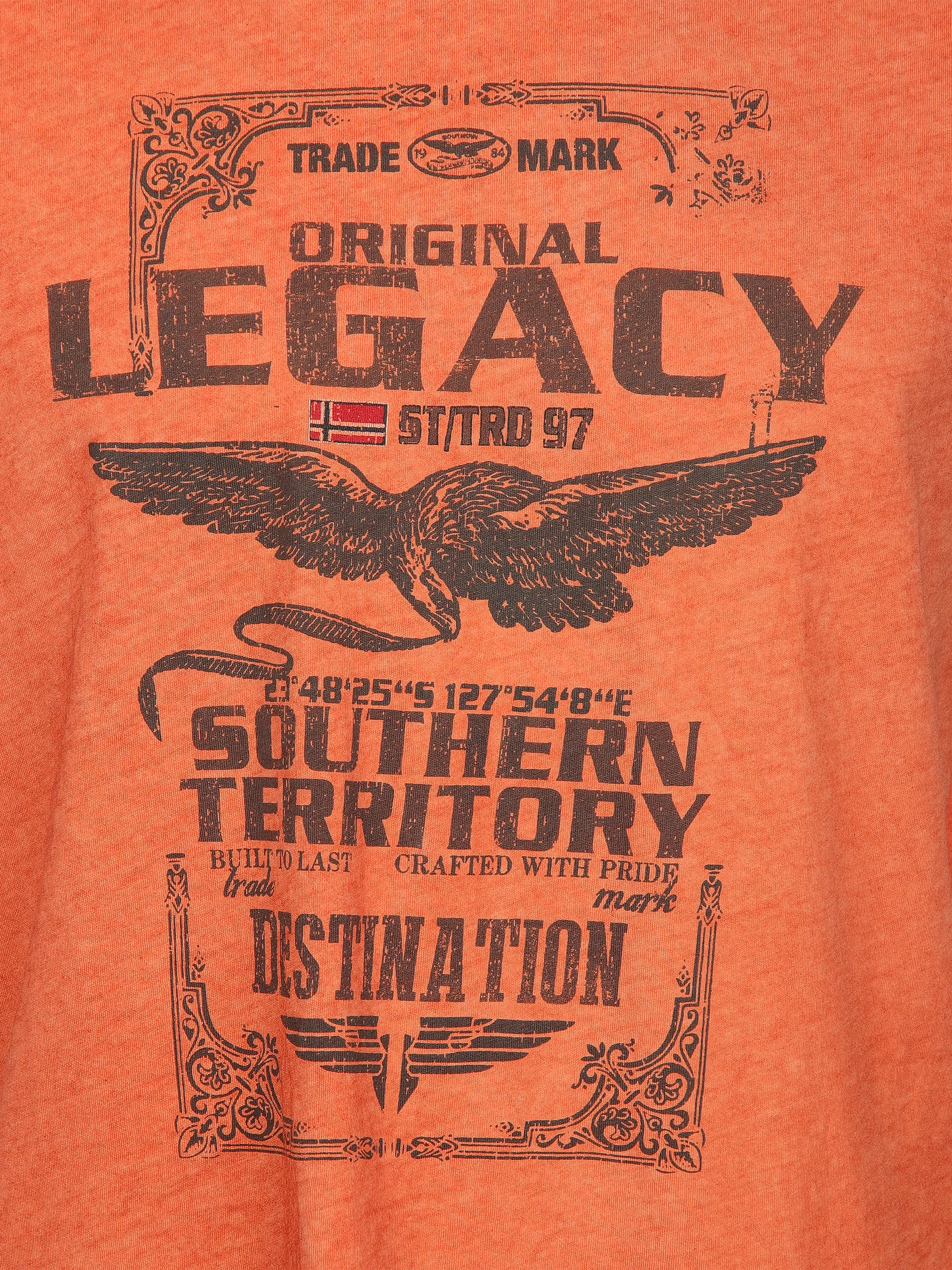 Southern Territory He. Muscleshirt oilwash Orange 910629 ORANGE 3