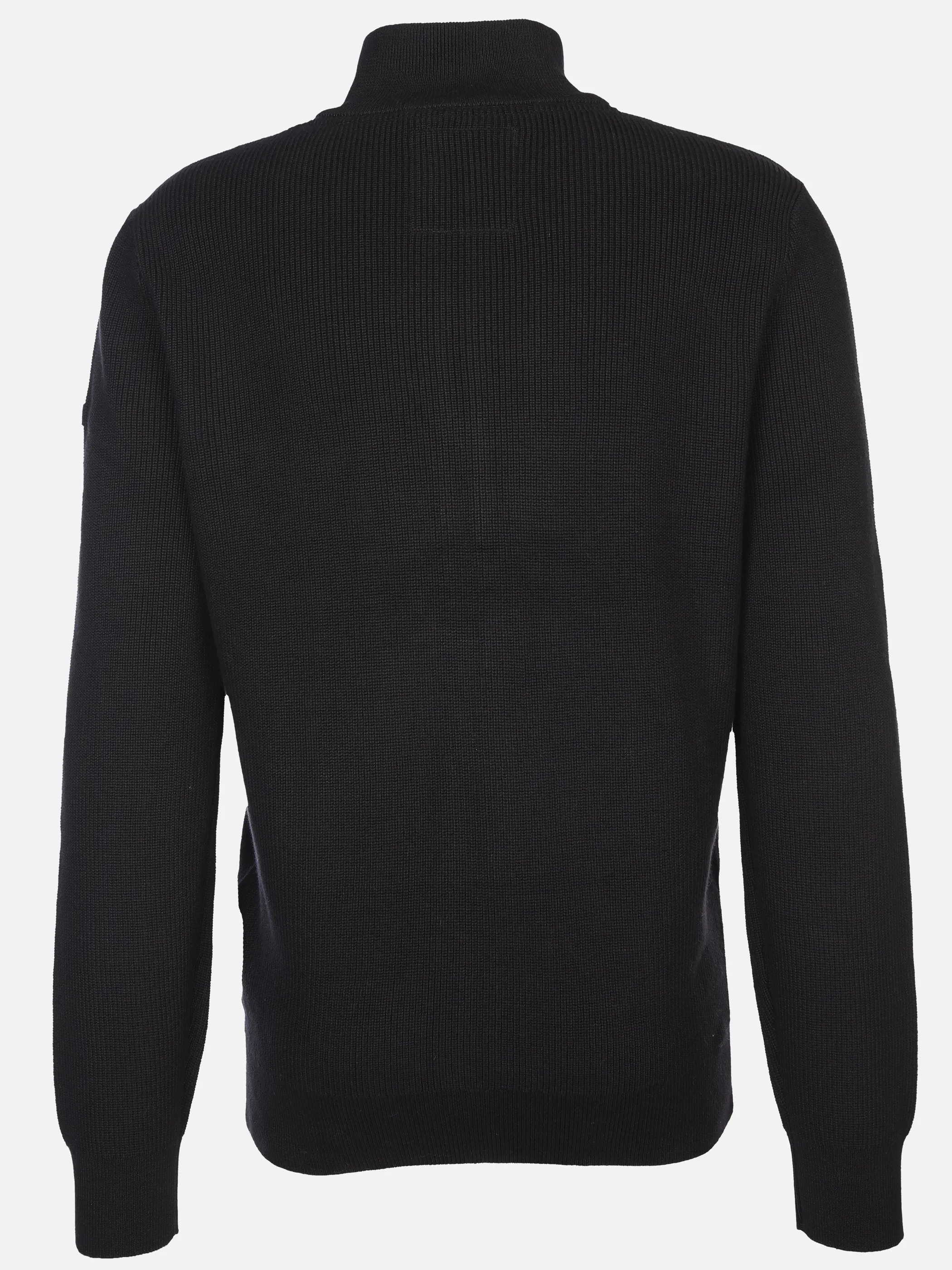 Jim Spencer He. Strickjacke RV mit Taschen Schwarz 898386 BLACK 2 Jim Spencer He. Strickjacke RV mit Taschen Schwarz 898386 BLACK 2