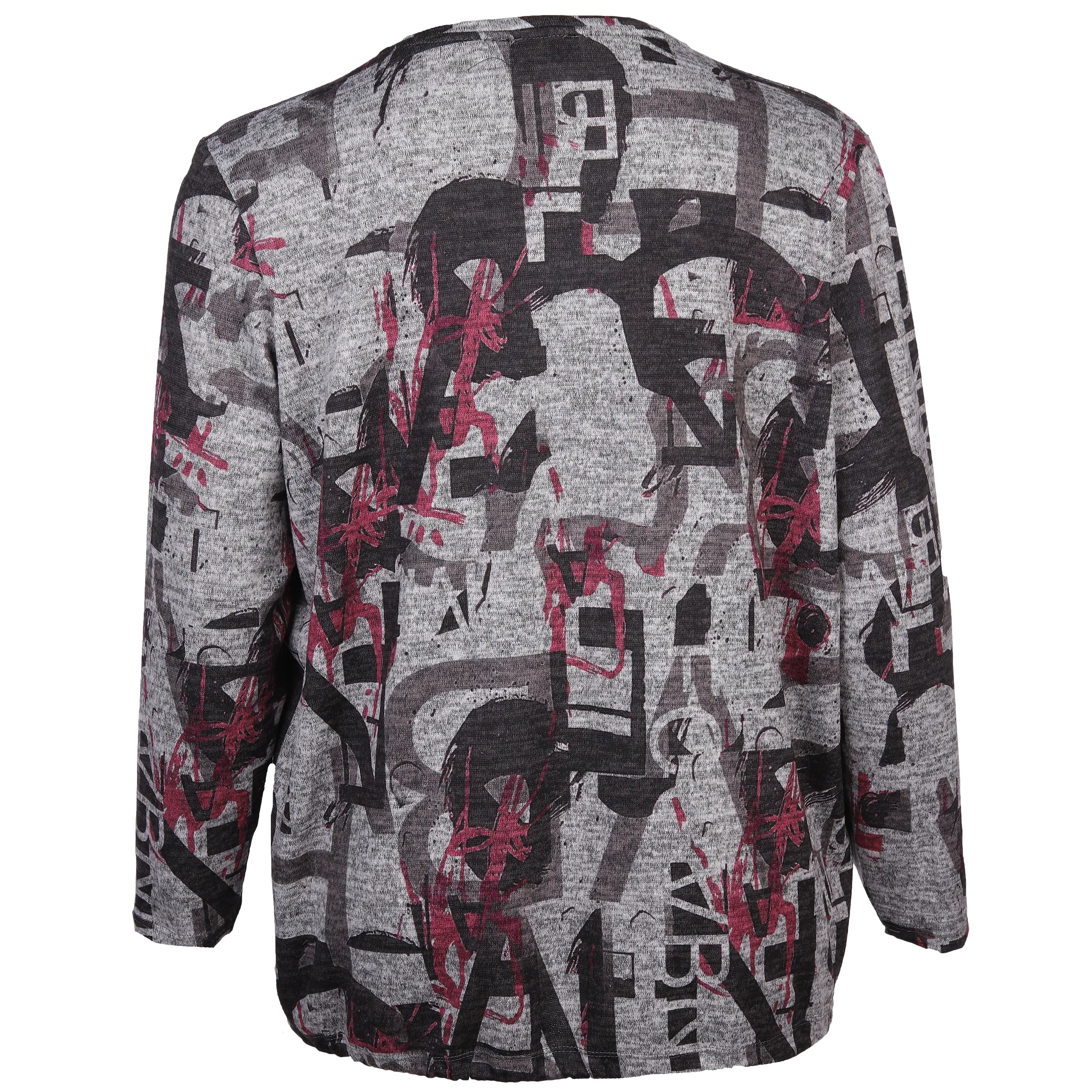 Sonja Blank Da-gr.Gr. Flauschshirt Rot 887342 BEERE 2 Sonja Blank Da-gr.Gr. Flauschshirt Rot 887342 BEERE 2