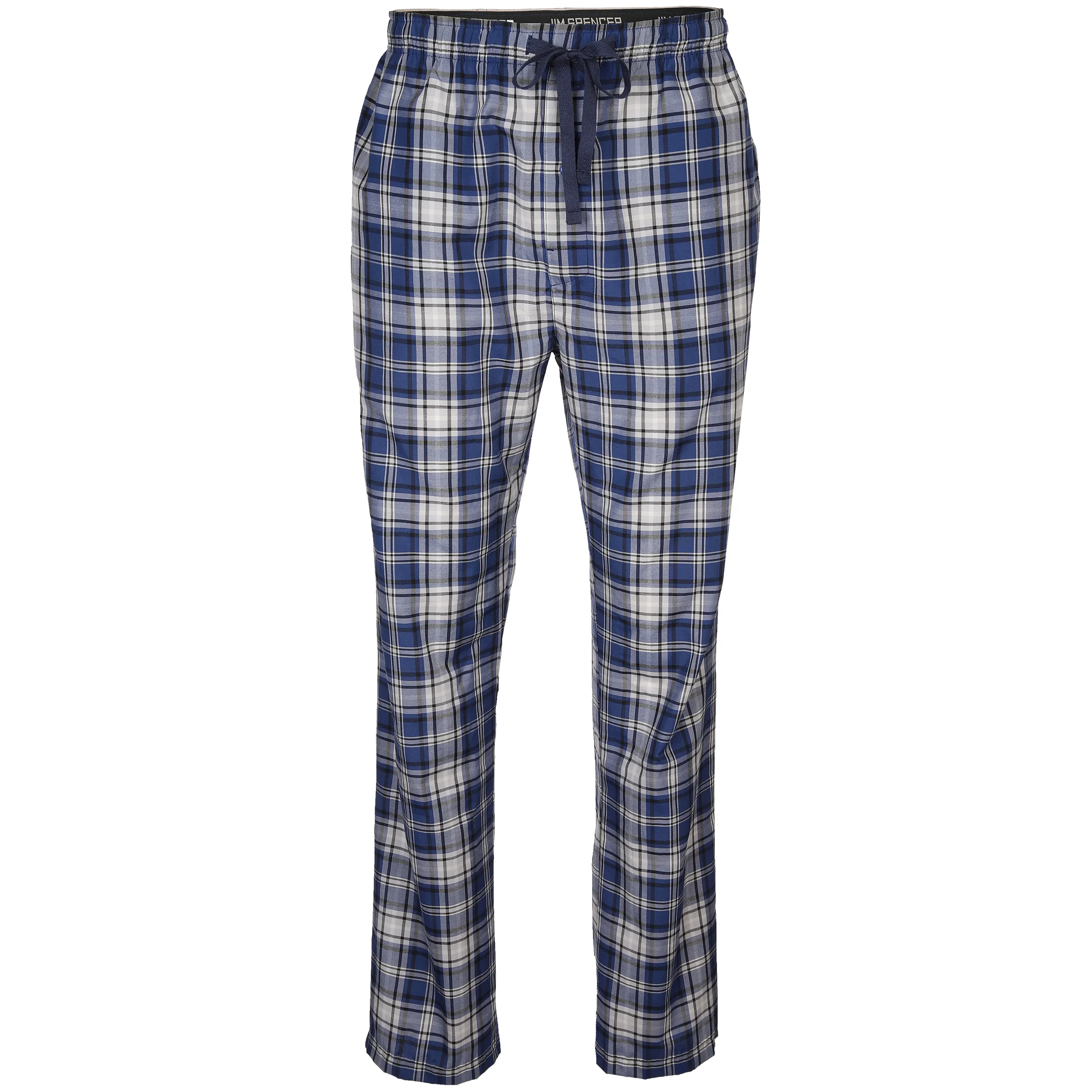 Jim Spencer He. Schlafanzughose gewebt kar Blau 881545 BLAU 1 Jim Spencer He. Schlafanzughose gewebt kar Blau 881545 BLAU 1