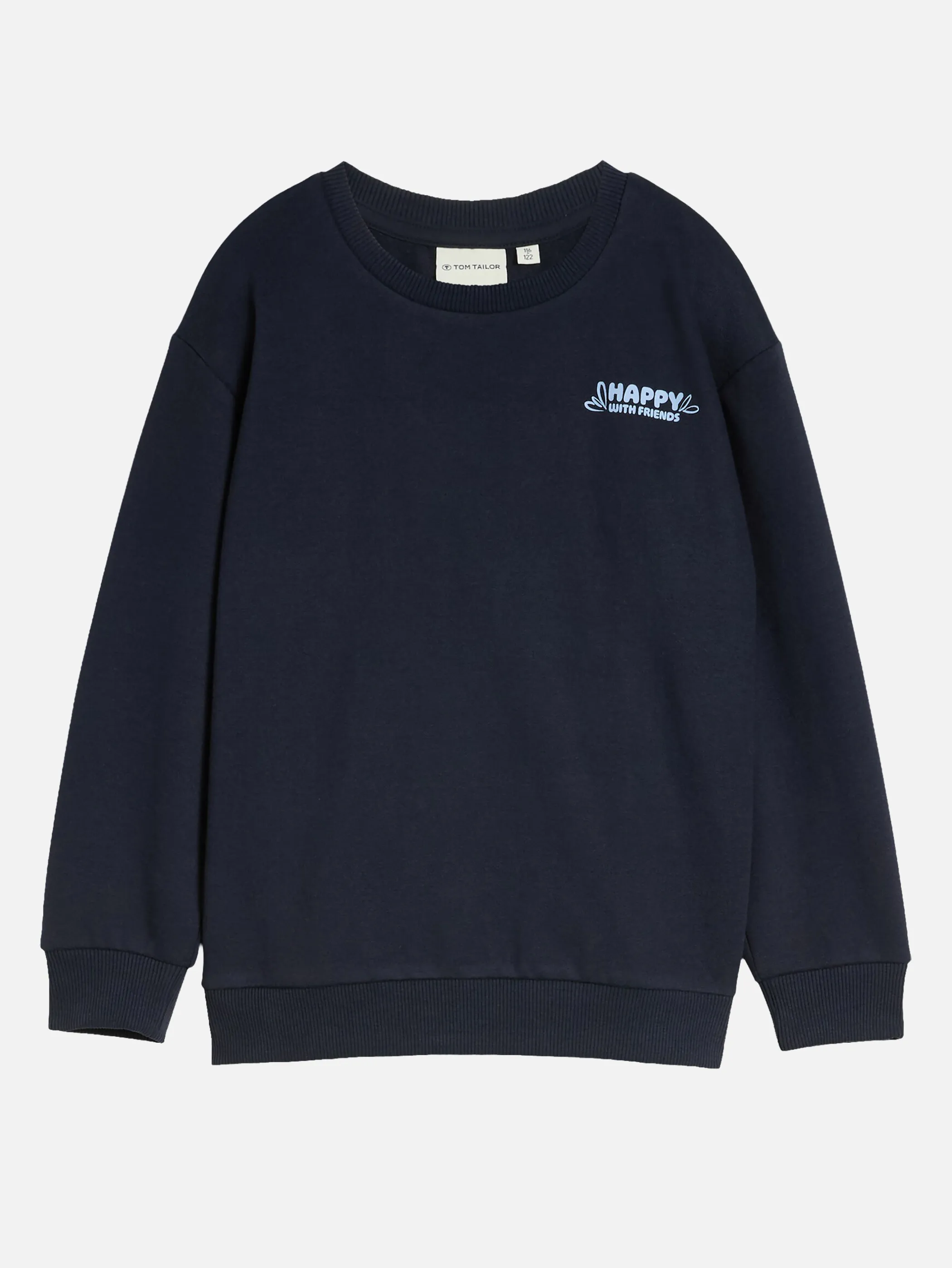 Tom Tailor 1051735 special artwork oversized sweatshirt Blau 934415 10668 1