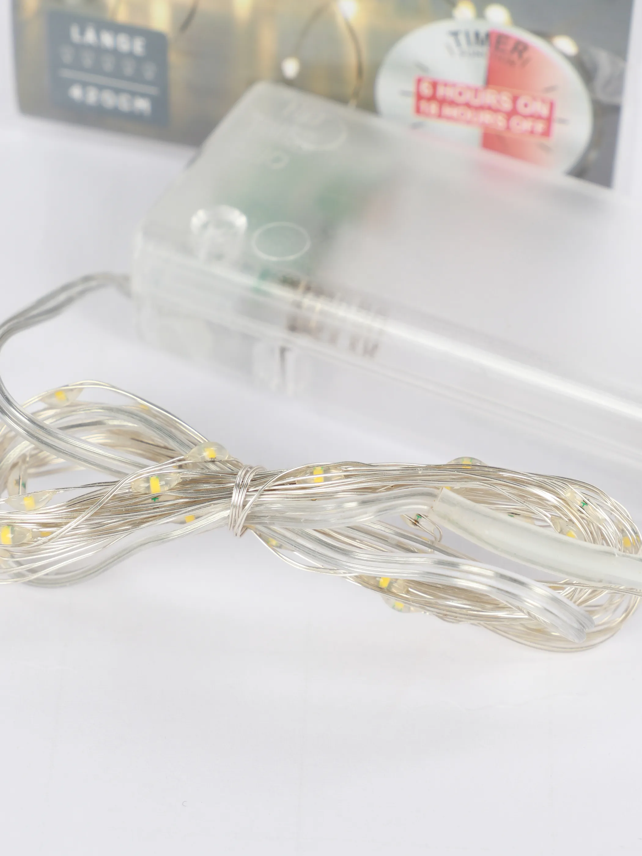 Weihnachten Lichterkette Miko mit Timer 40 Weiß 862805 SONST 3