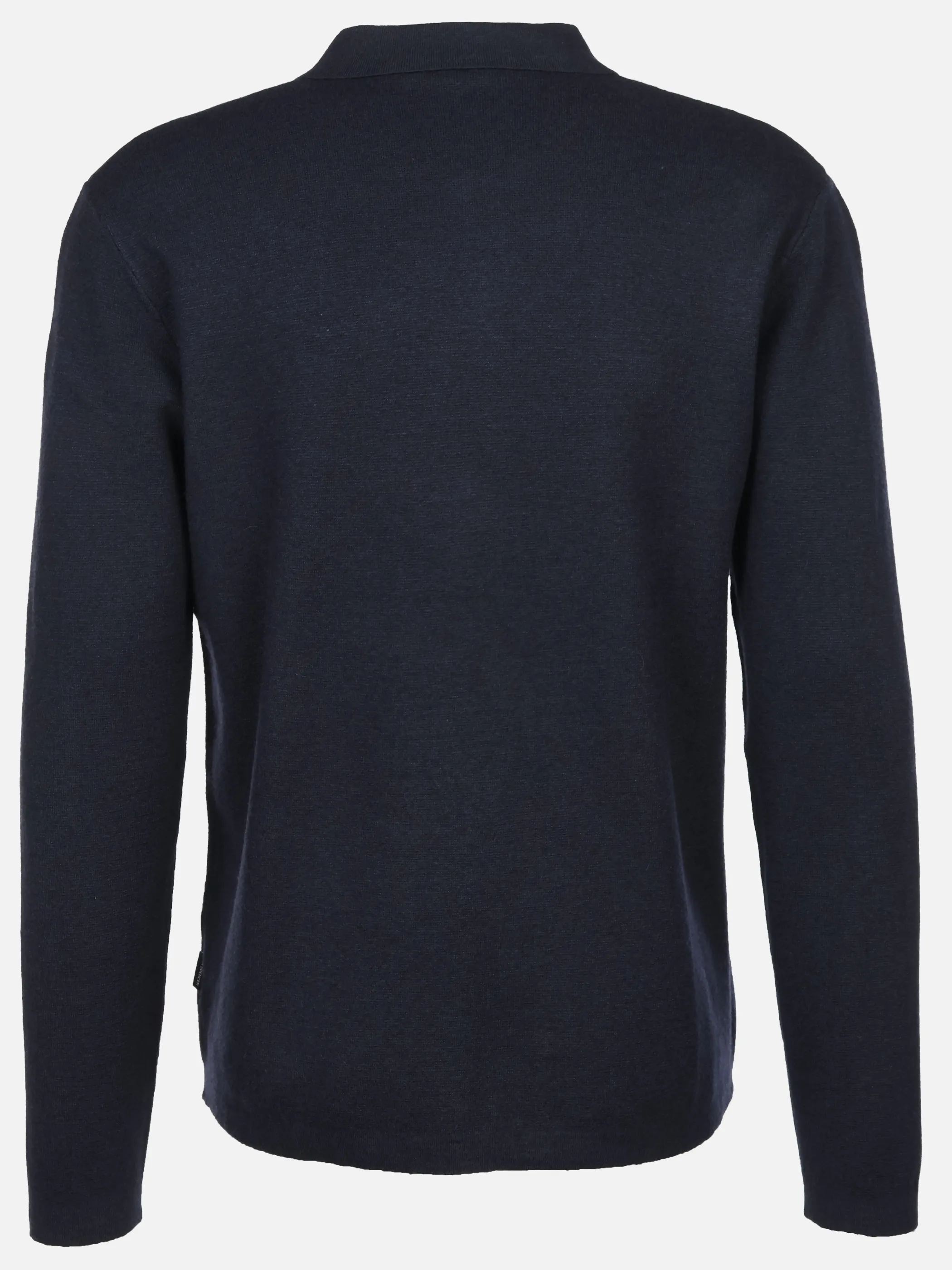 Jim Spencer He. Strickjacke RV Polokragen Blau 931163 NAVY 2