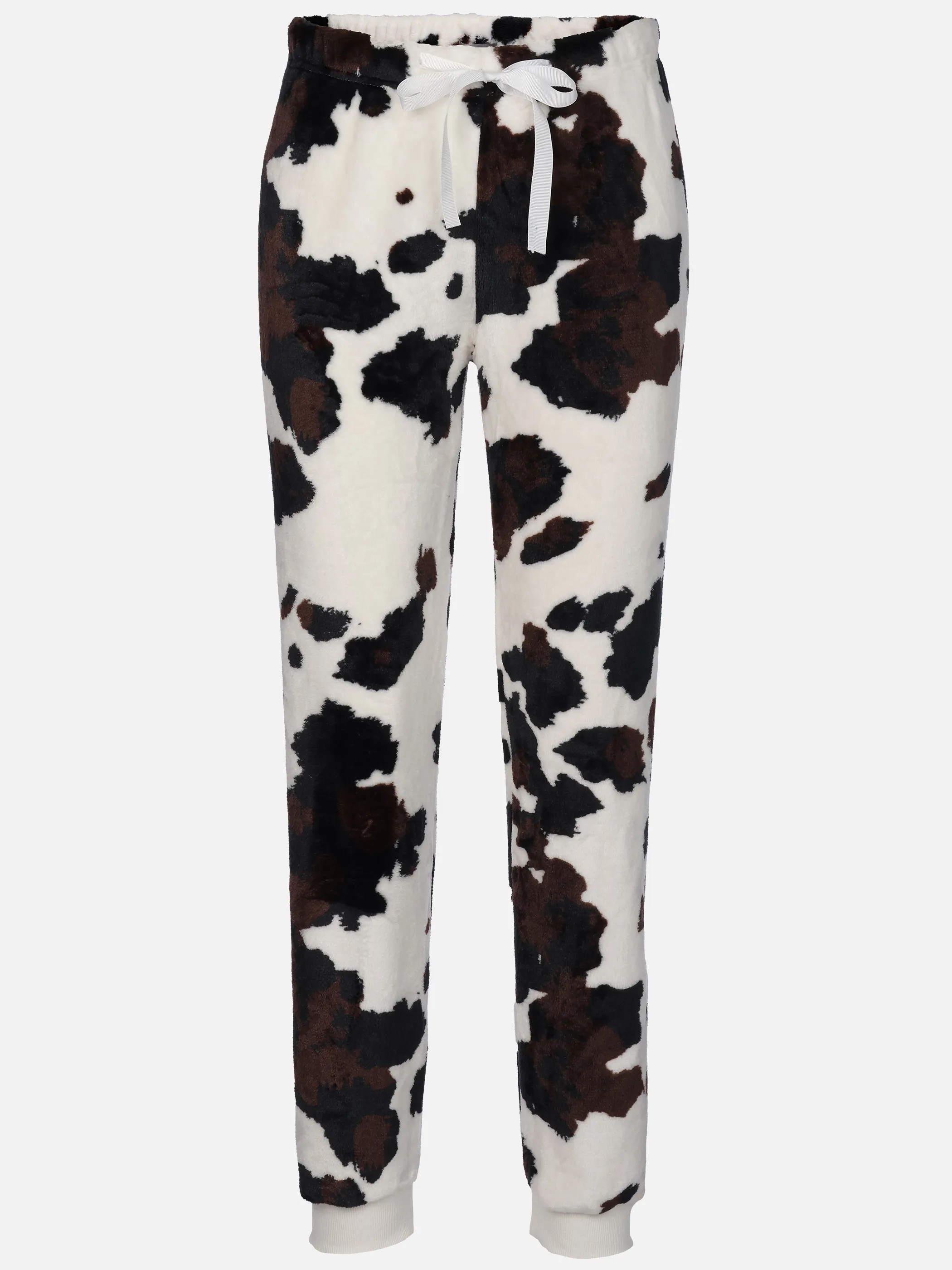 Sure Da. Kuschelfleece Hose mit Sch Weiß 916187 KUH 1