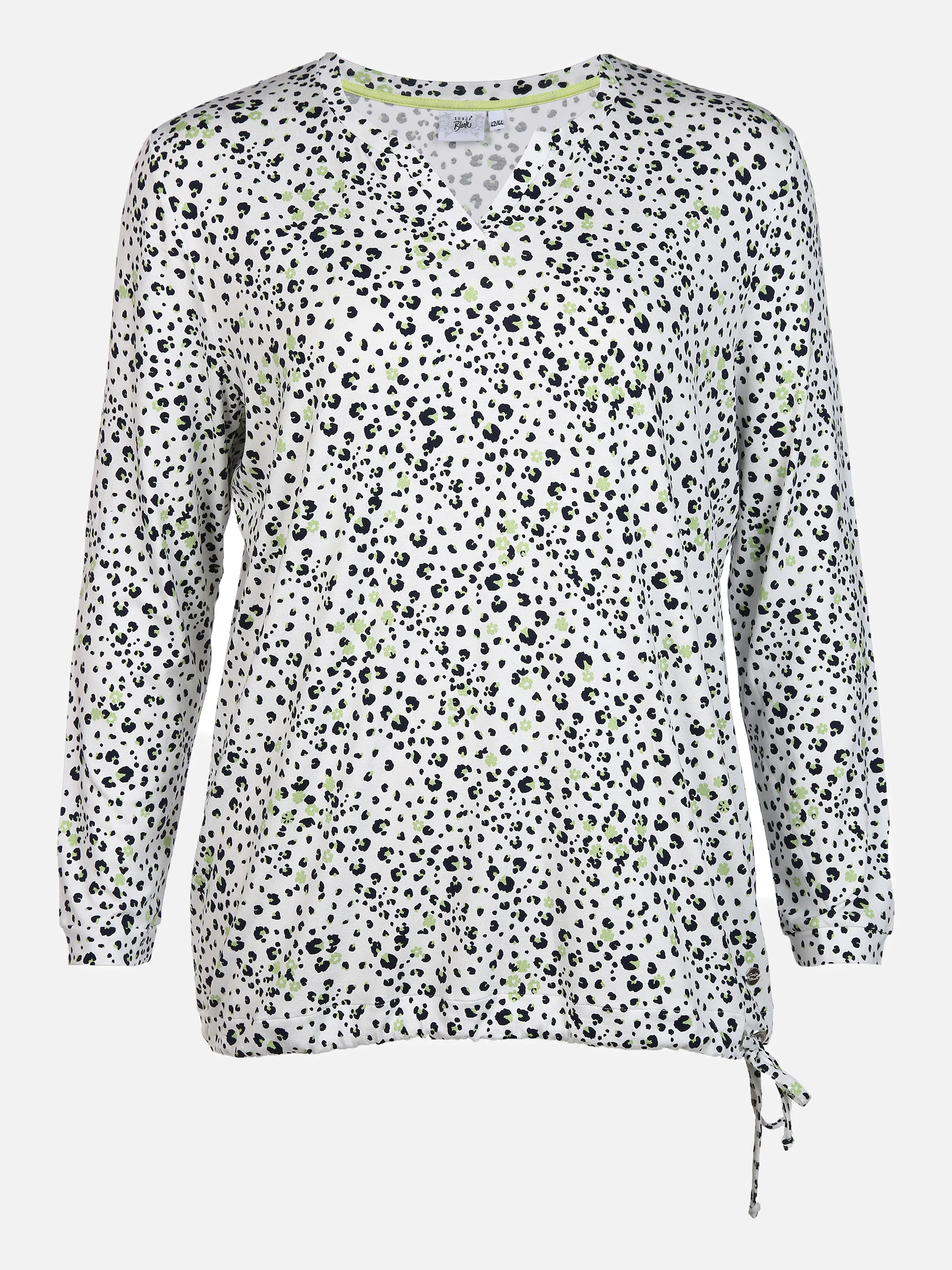 Sonja Blank Da-Gr. Größen Minimalprintshirt Grün 852323 PISTAZIE 1