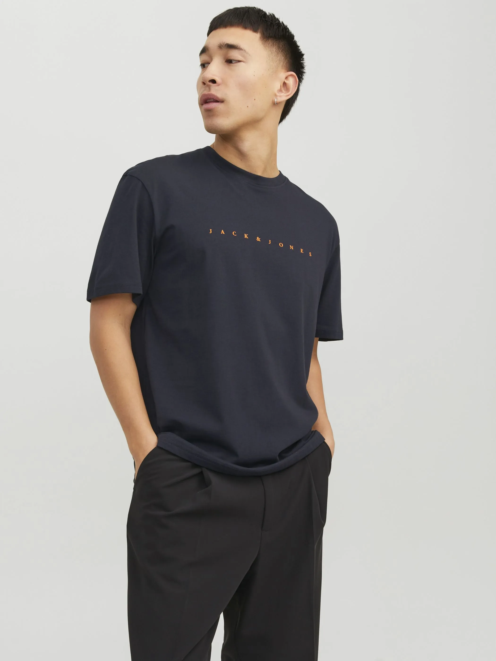 Jack Jones 12234746 JJESTAR JJ TEE SS NOO Blau 886675 175697 1