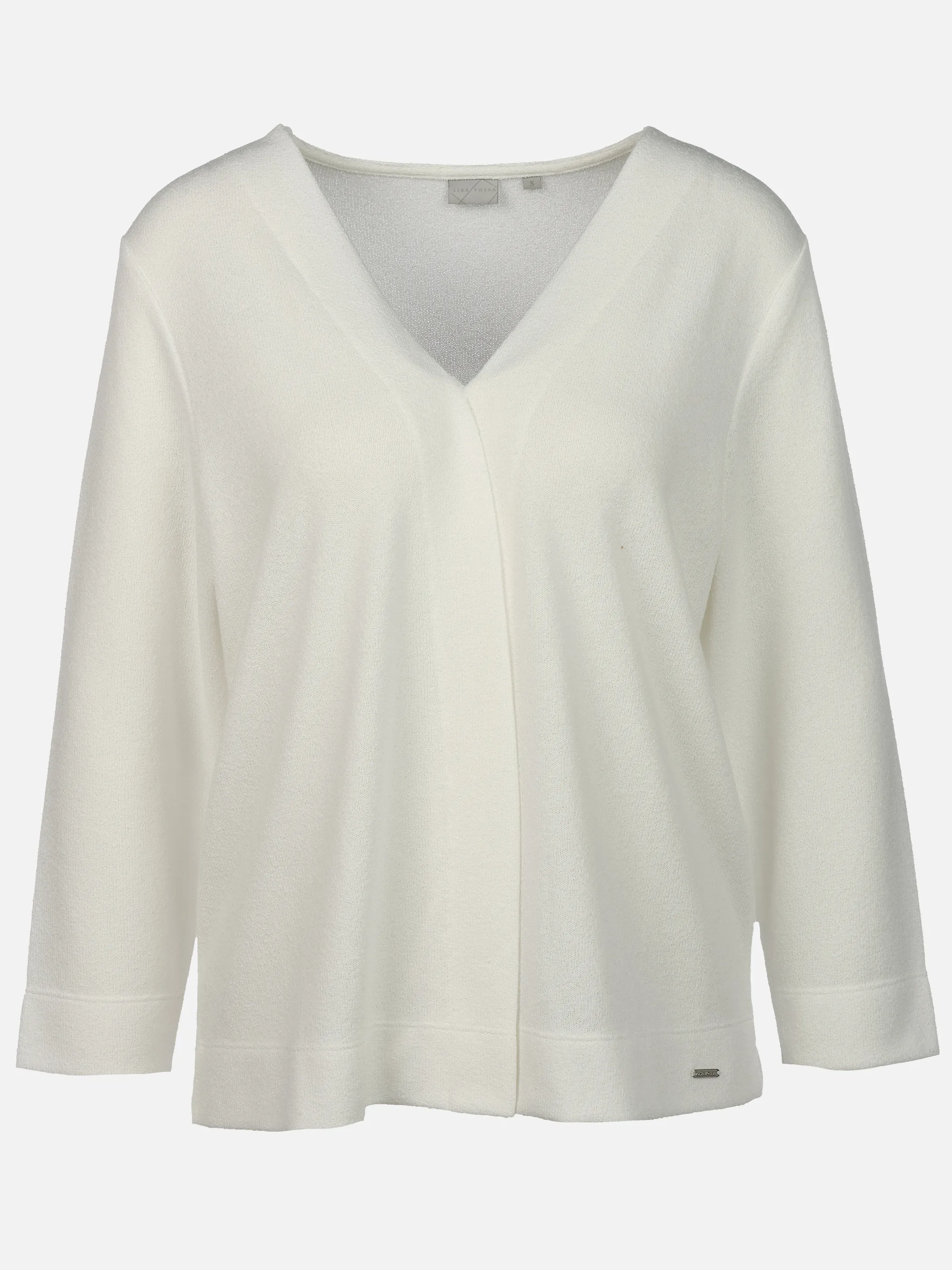 Lisa Tossa Da-Cardigan in Boucle Optik Weiß 926133 OFFWHITE 1
