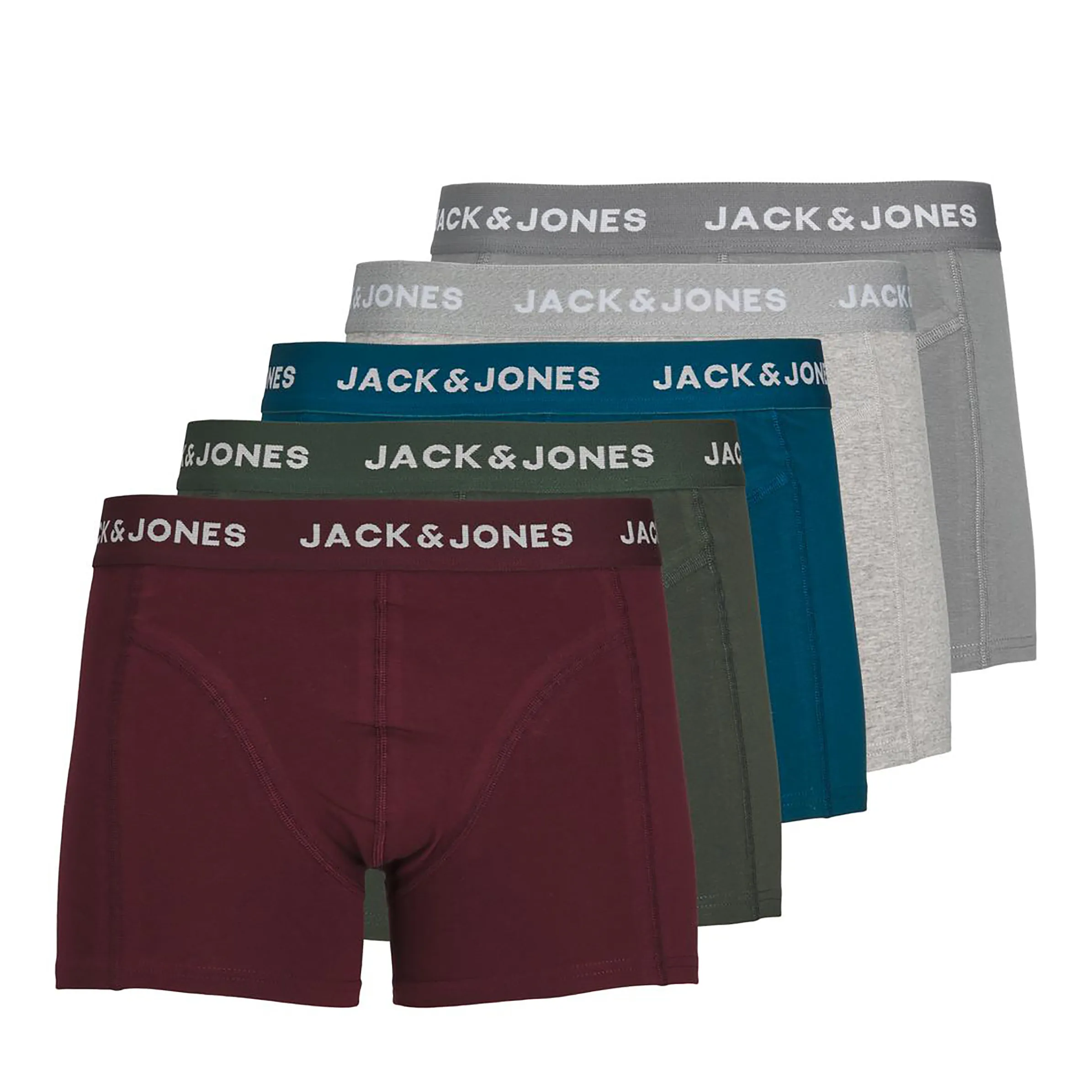 Jack Jones 12237289 JACSMITH TRUNKS 5 PAC Rot 886484 177229001 1 Jack Jones 12237289 JACSMITH TRUNKS 5 PAC Rot 886484 177229001 1