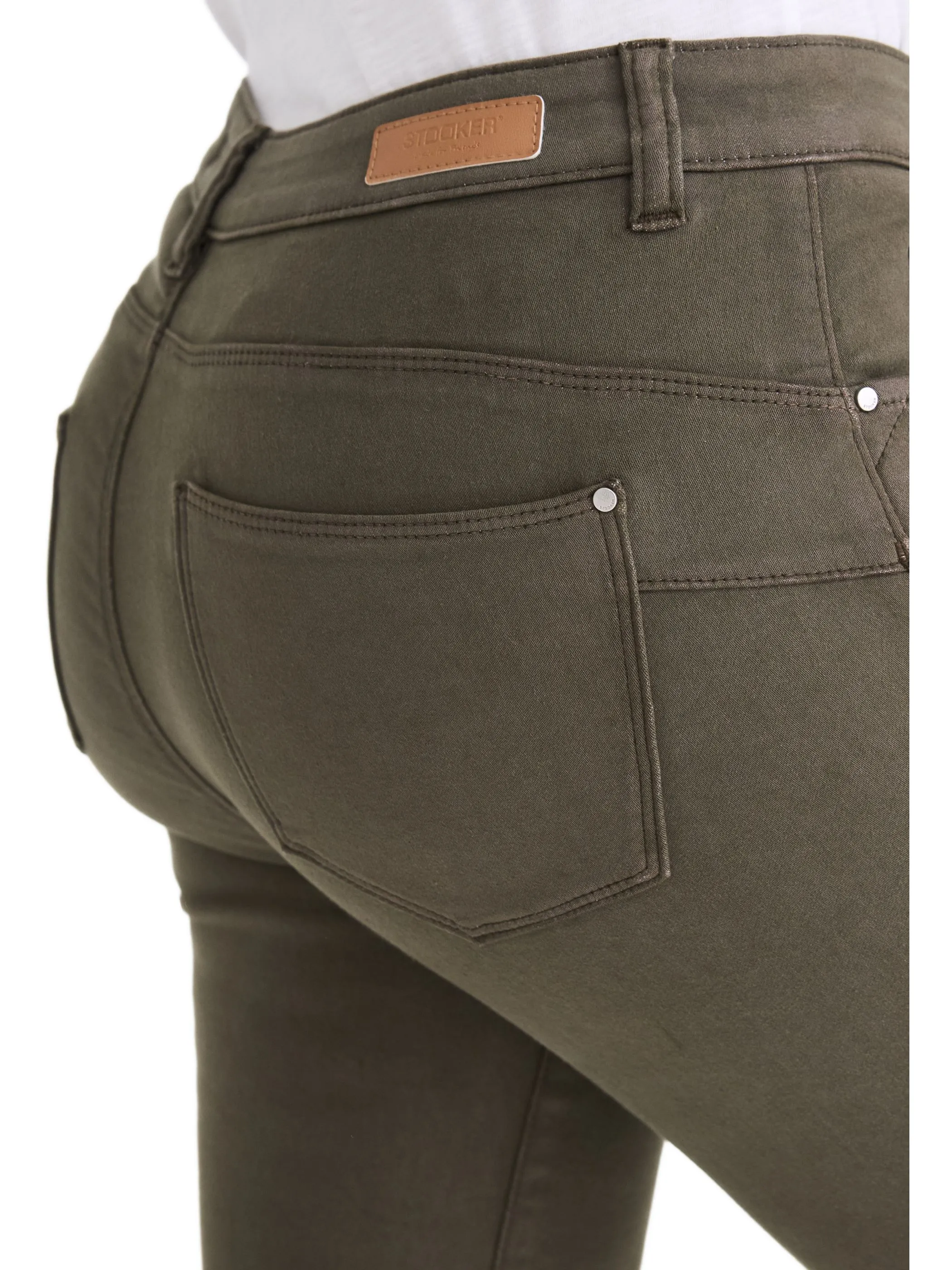 Stooker DOB 11580010005931 Da. Hosen lang, Grün 919908 5931 3