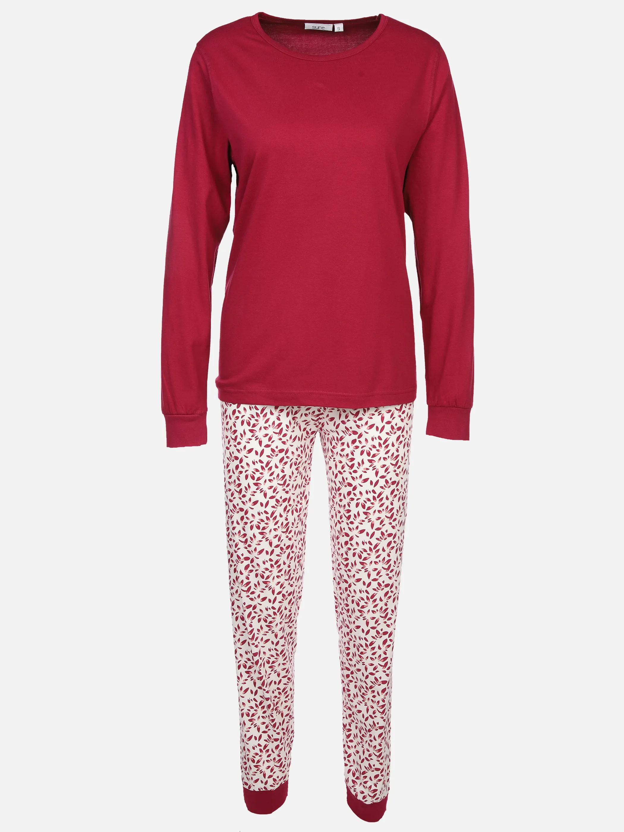 Damen Pyjama in langer Form | S | 898022-berry-1