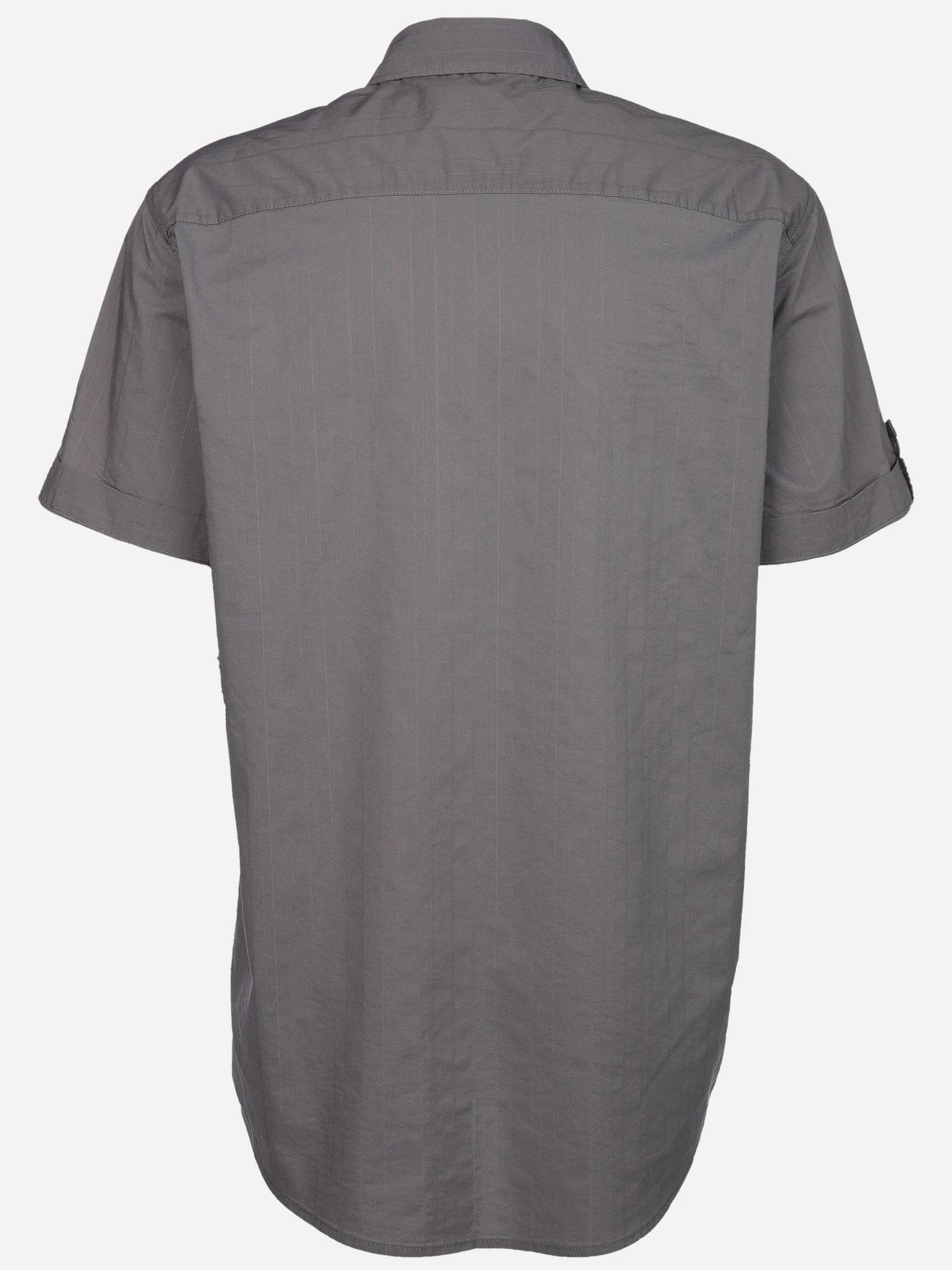 Jim Spencer He. Freizeithemd 1/2 Arm Jacquard Grau 908752 GREY 2