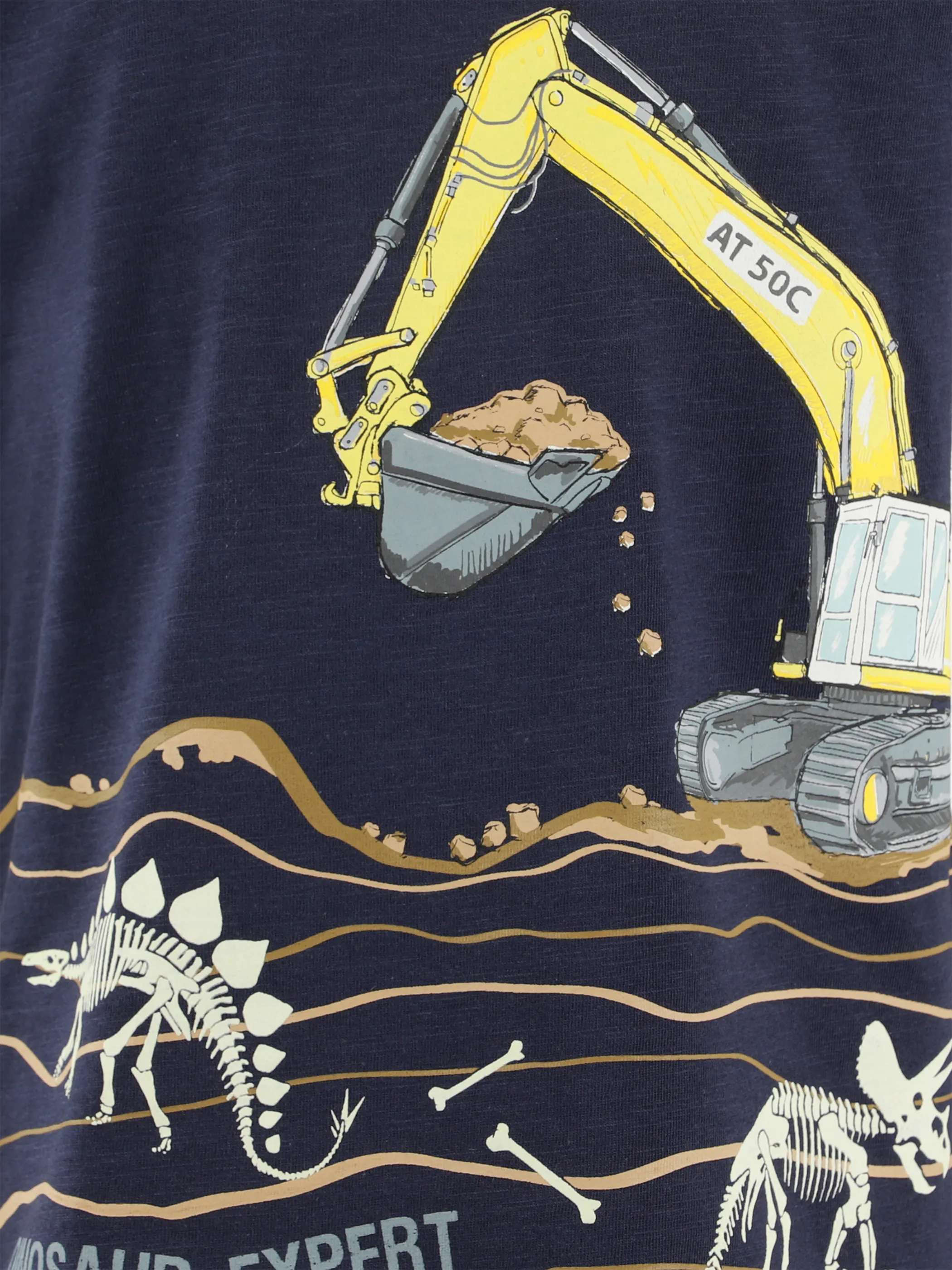 Bubble Gum KJ T-Shirt mit Bagger Frontprint/ Glow in the Dark Marine 905542 NAVY 3 Bubble Gum KJ T-Shirt mit Bagger Frontprint/ Glow in the Dark Marine 905542 NAVY 3