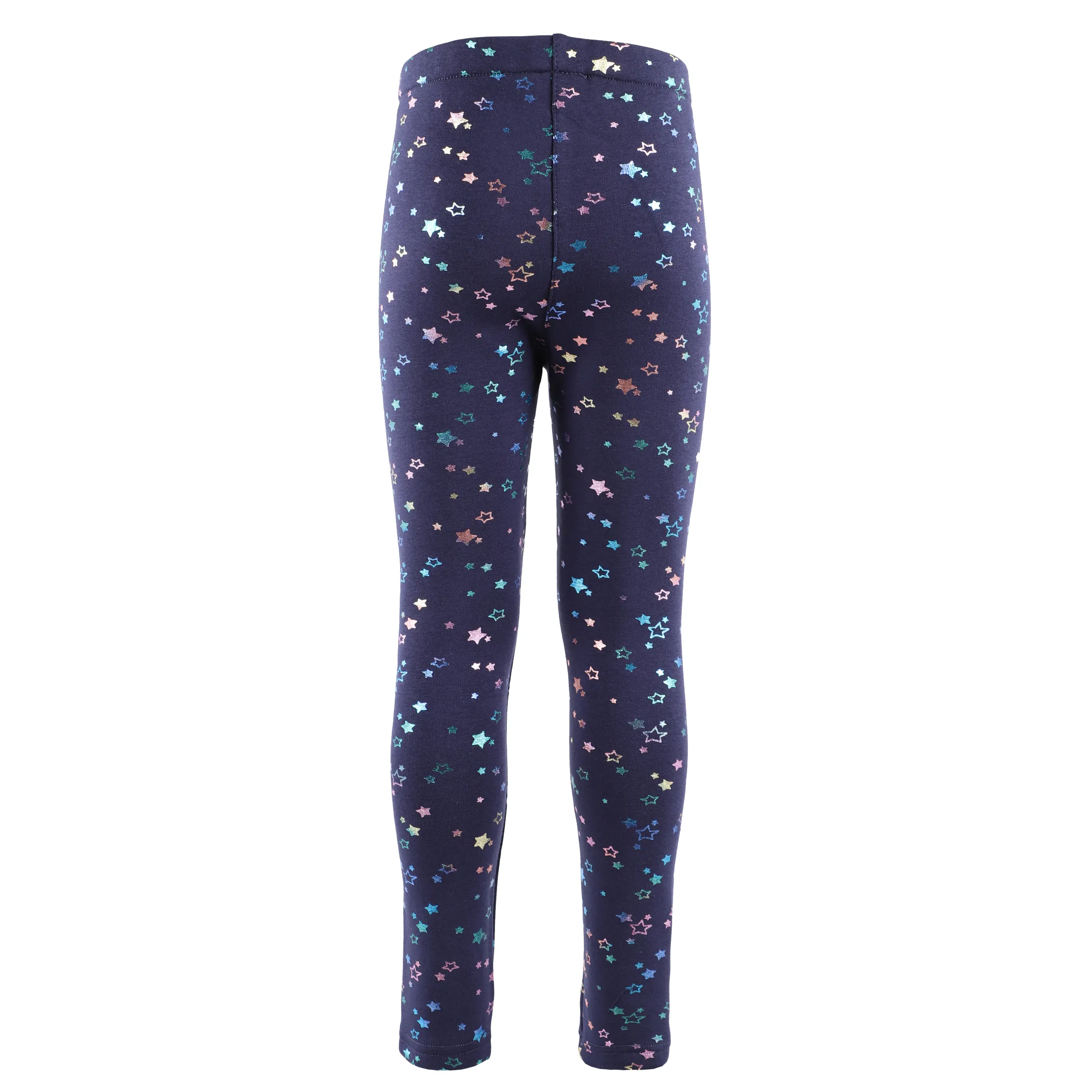Stop + Go KM Thermo Leggings in navy mit AOP Sterne Blau 881564 NAVY 2