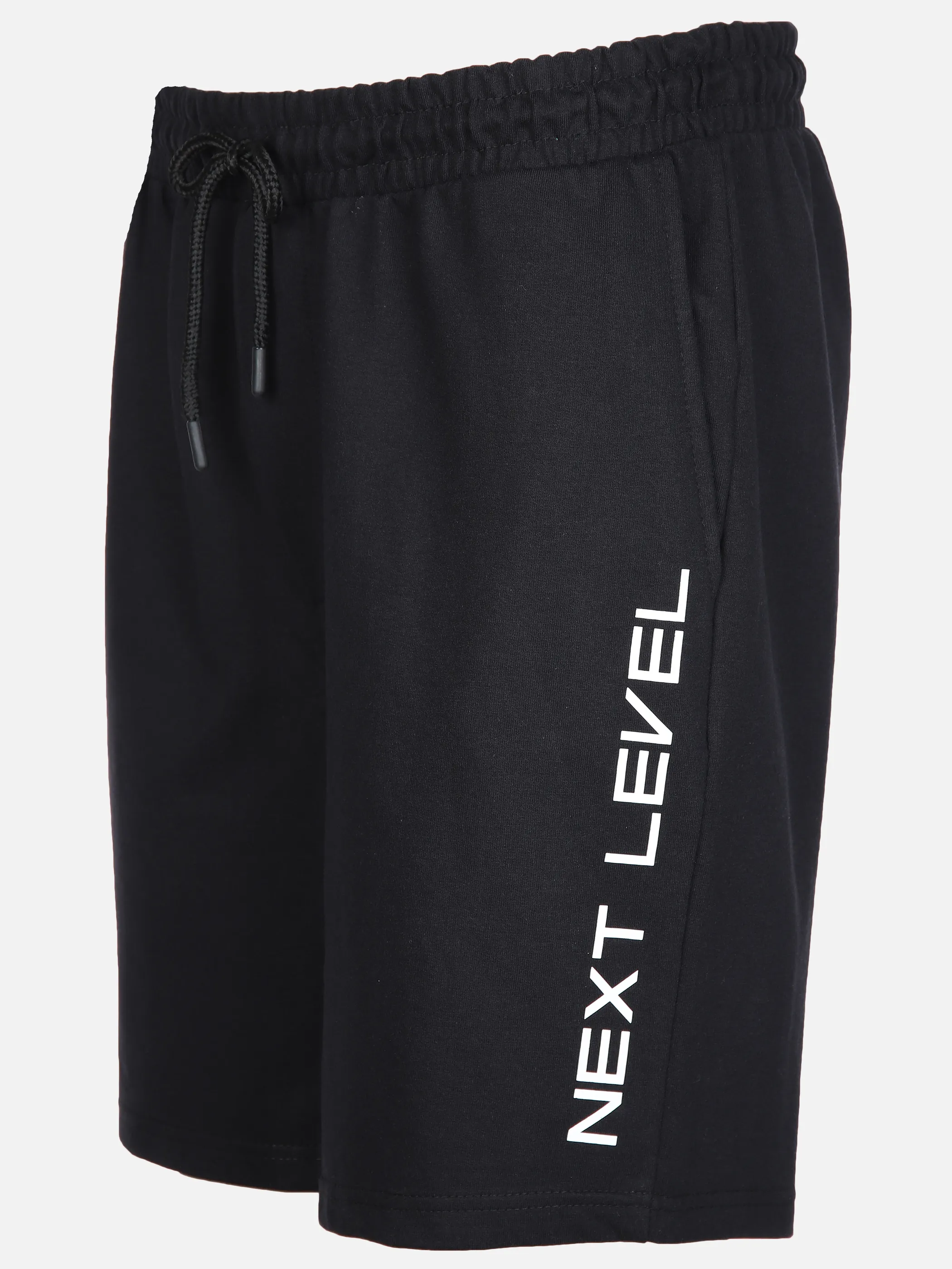 Grinario Sports He-Sweatshorts, French Terry Schwarz 890244 BLACK 3