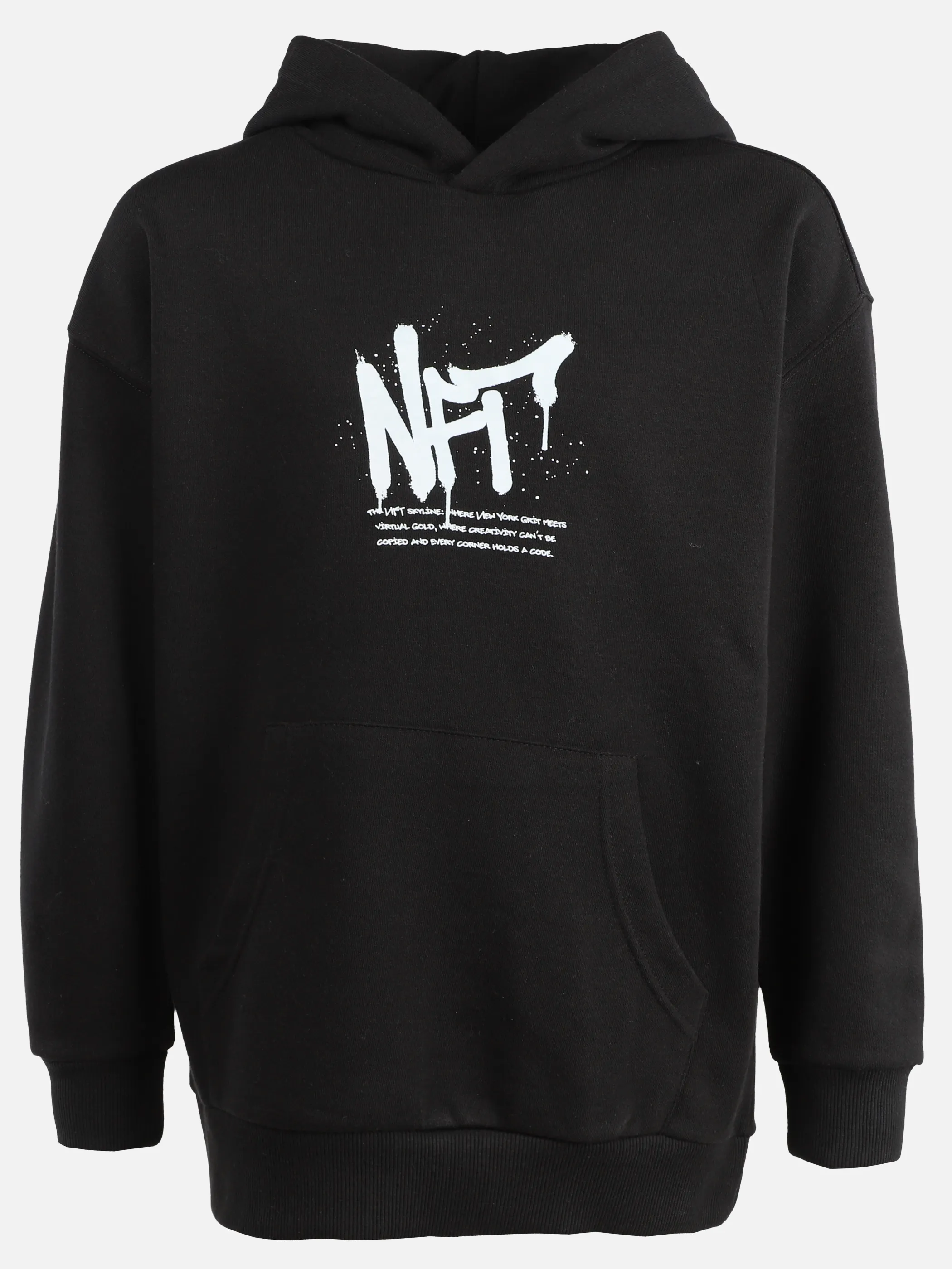 One Way TB Sweatshirt NYC Backprint in schwarz Schwarz 921670 BLACK 1