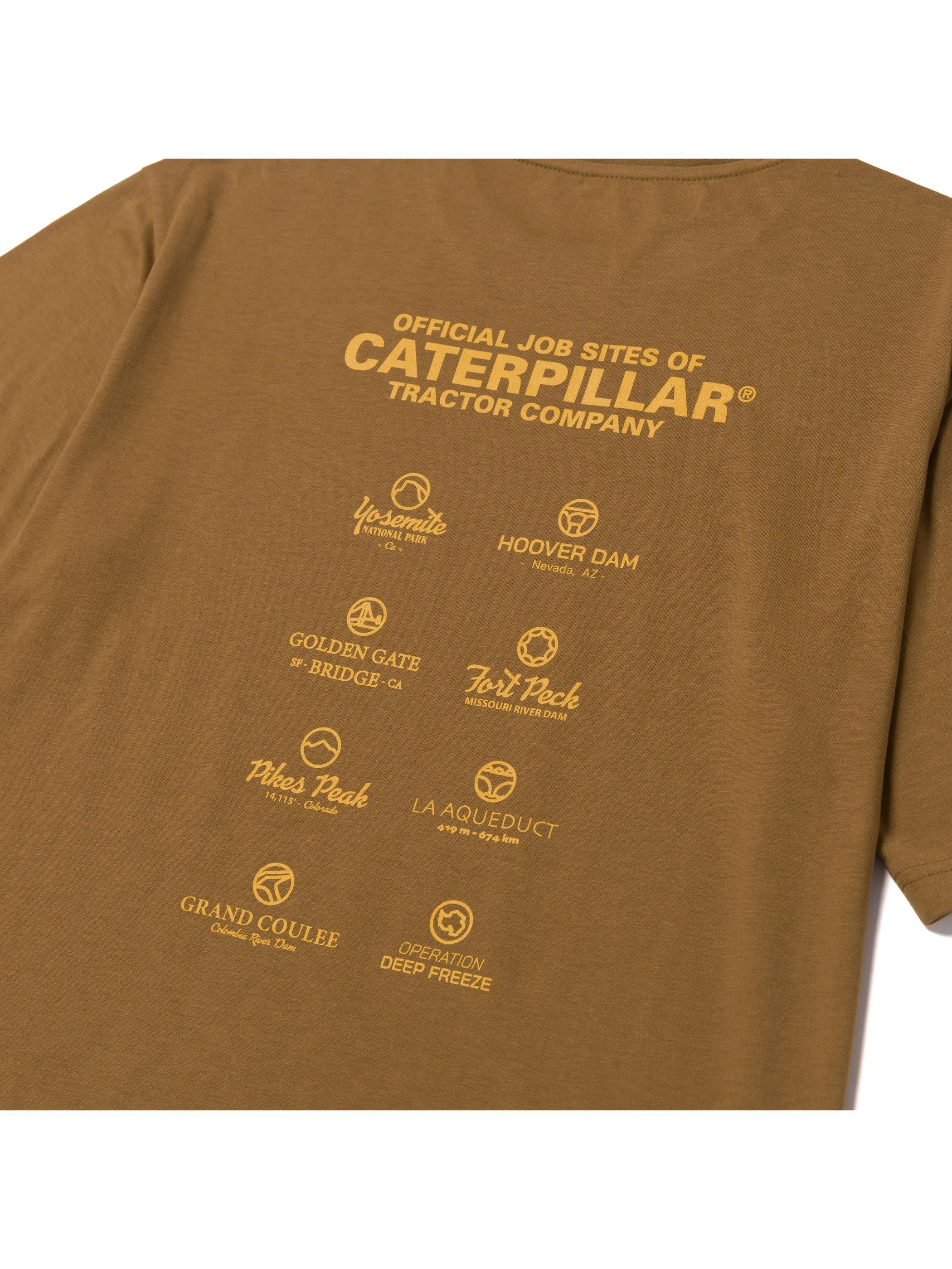 CAT GRAPHIC TEE Braun 928111 14477 3