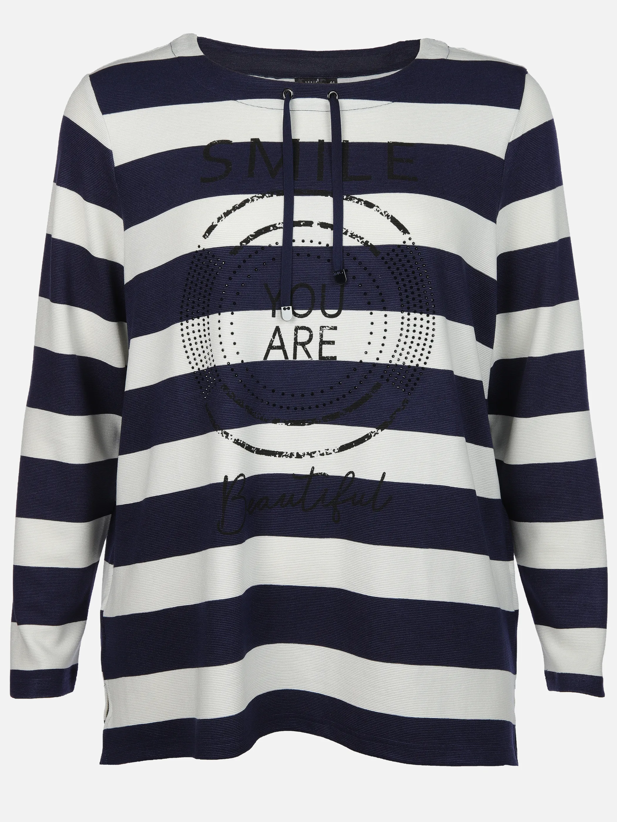Sonja Blank Da-gr.Gr. Ottoman Sweatshirt Marine 908212 IRIS 1