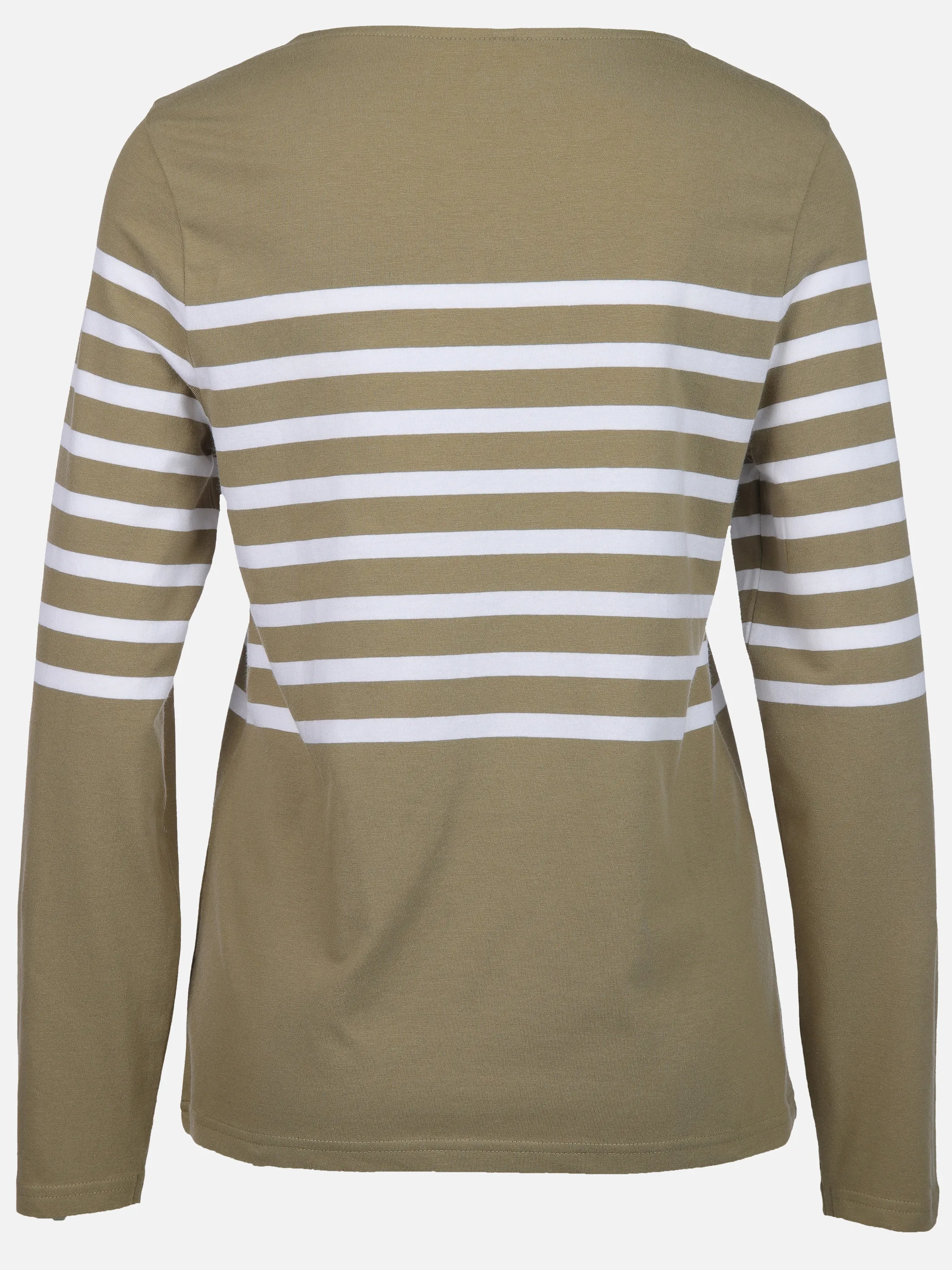 Sure Da-Streifen-Shirt m. 1/1 Arm Oliv 905914 KHAKI 2