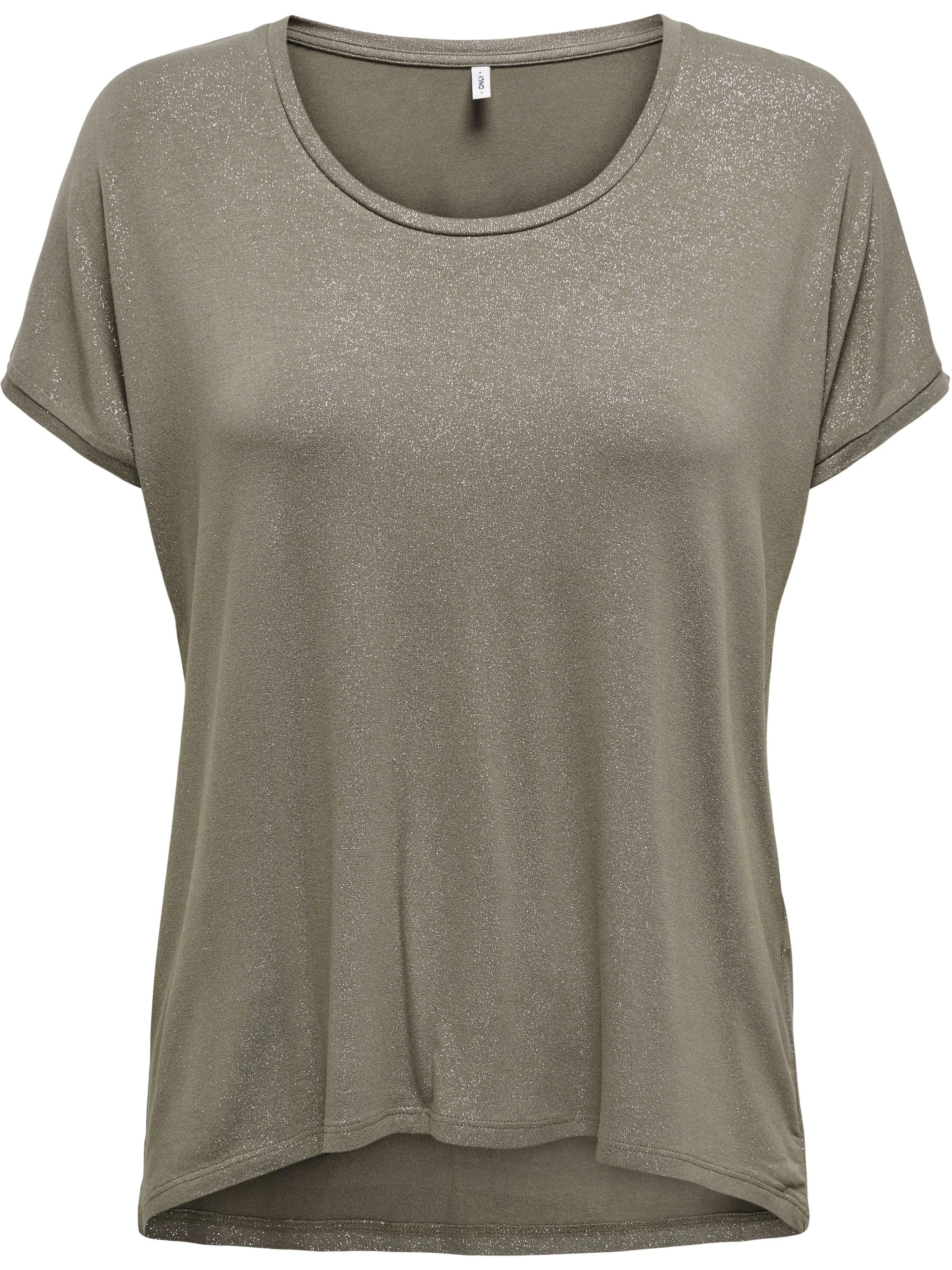 Only 15315976 ONLCARRIE S/S GLITTER Braun 907404 239935002 1