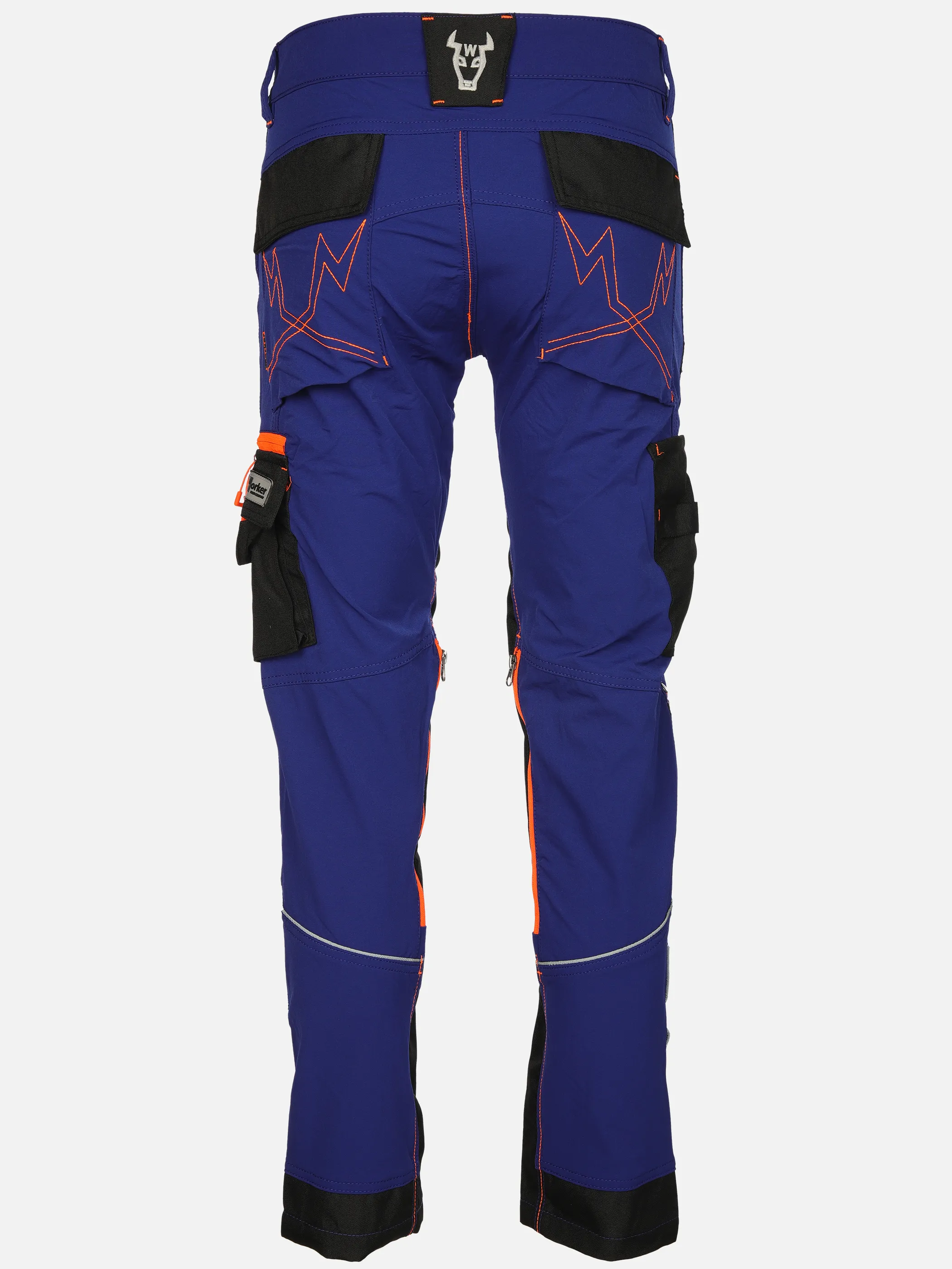 Worker He. Arbeitshose 4-Wege Stretch Blau 903708 BLUE 2