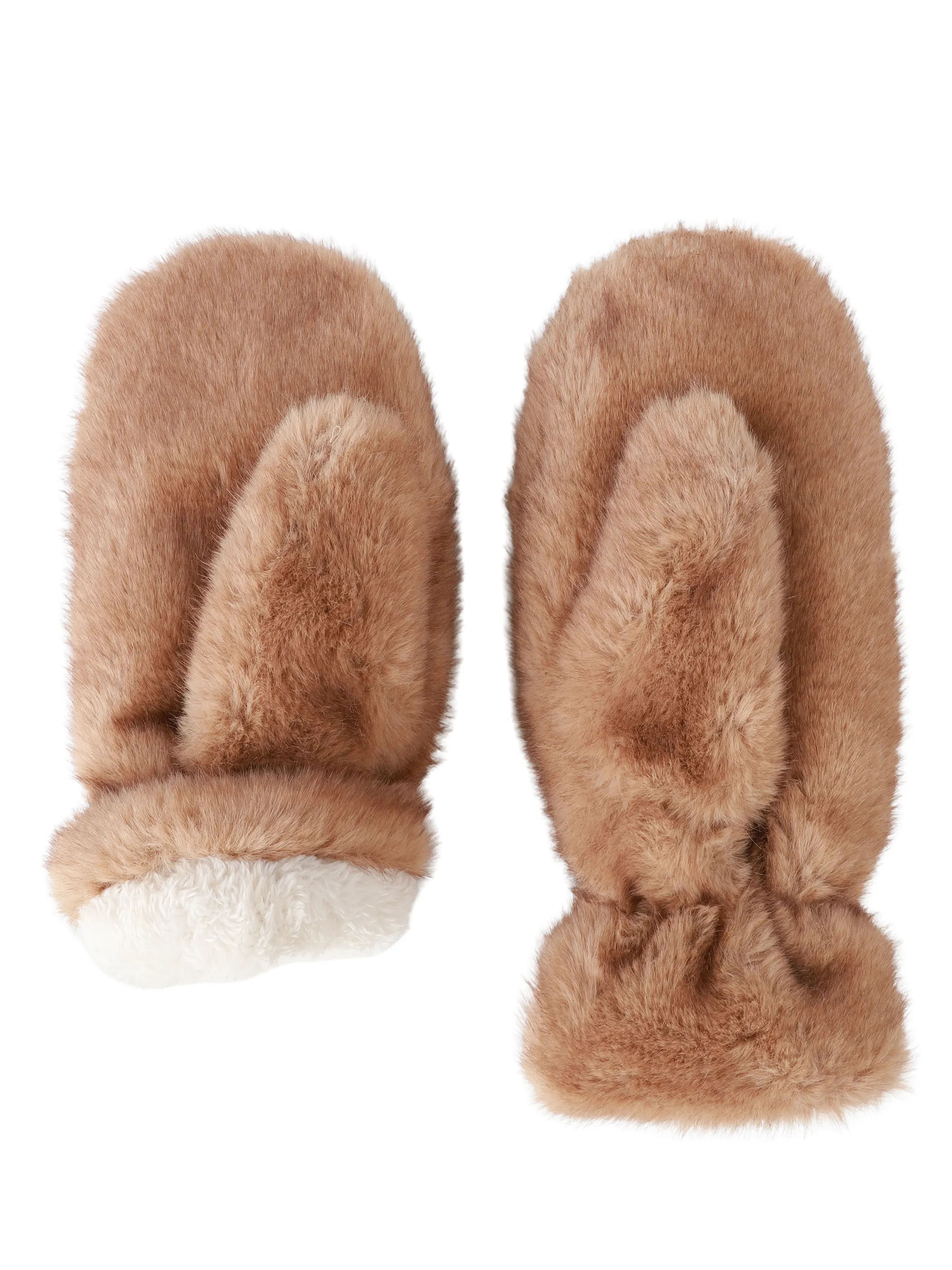 IX-O Da-Fäustlinge Fake Fur Braun 933436 BRAUN 3