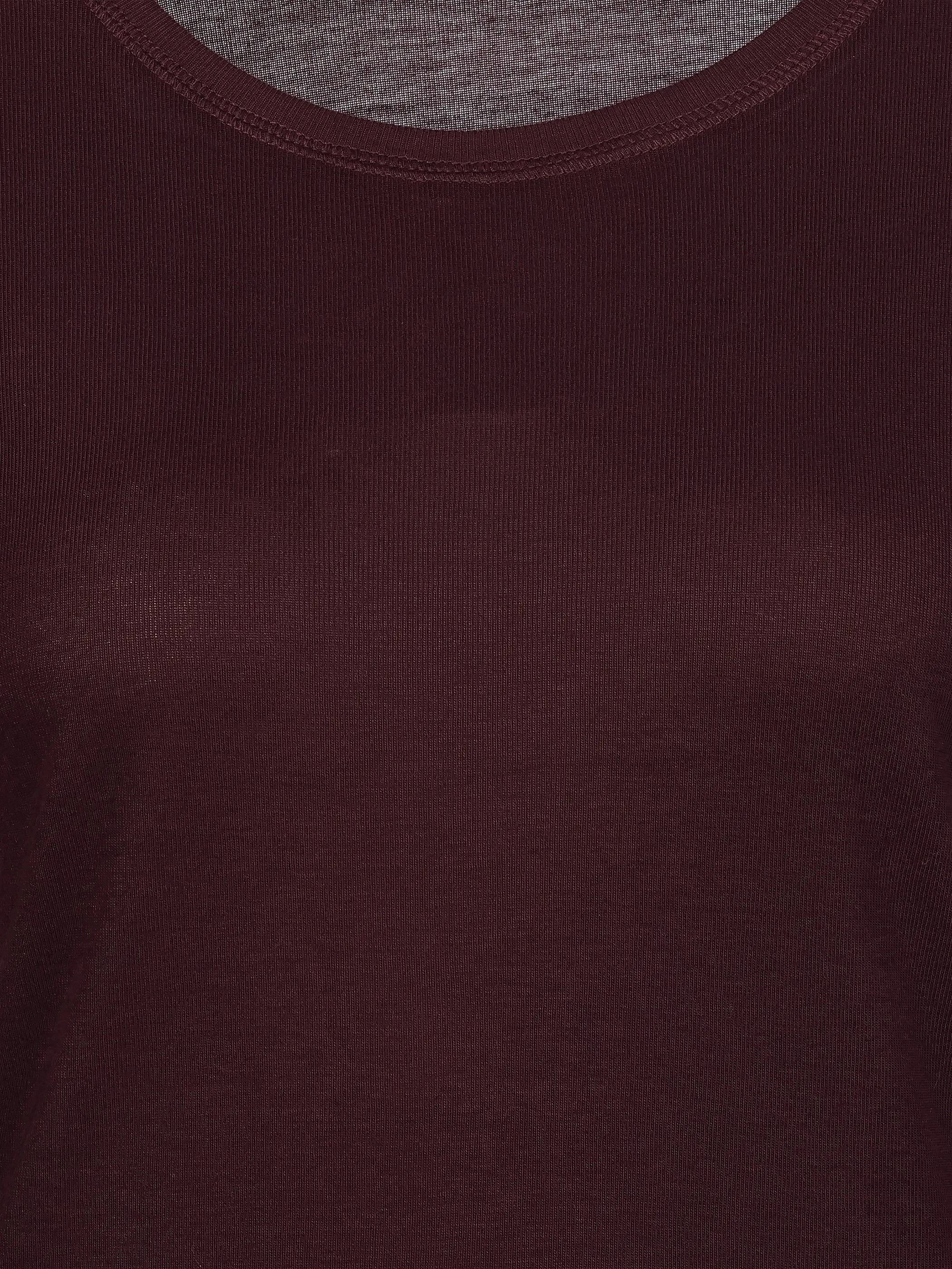 Sure Da. Rippshirt basic Rot 928444 BURGUND 3