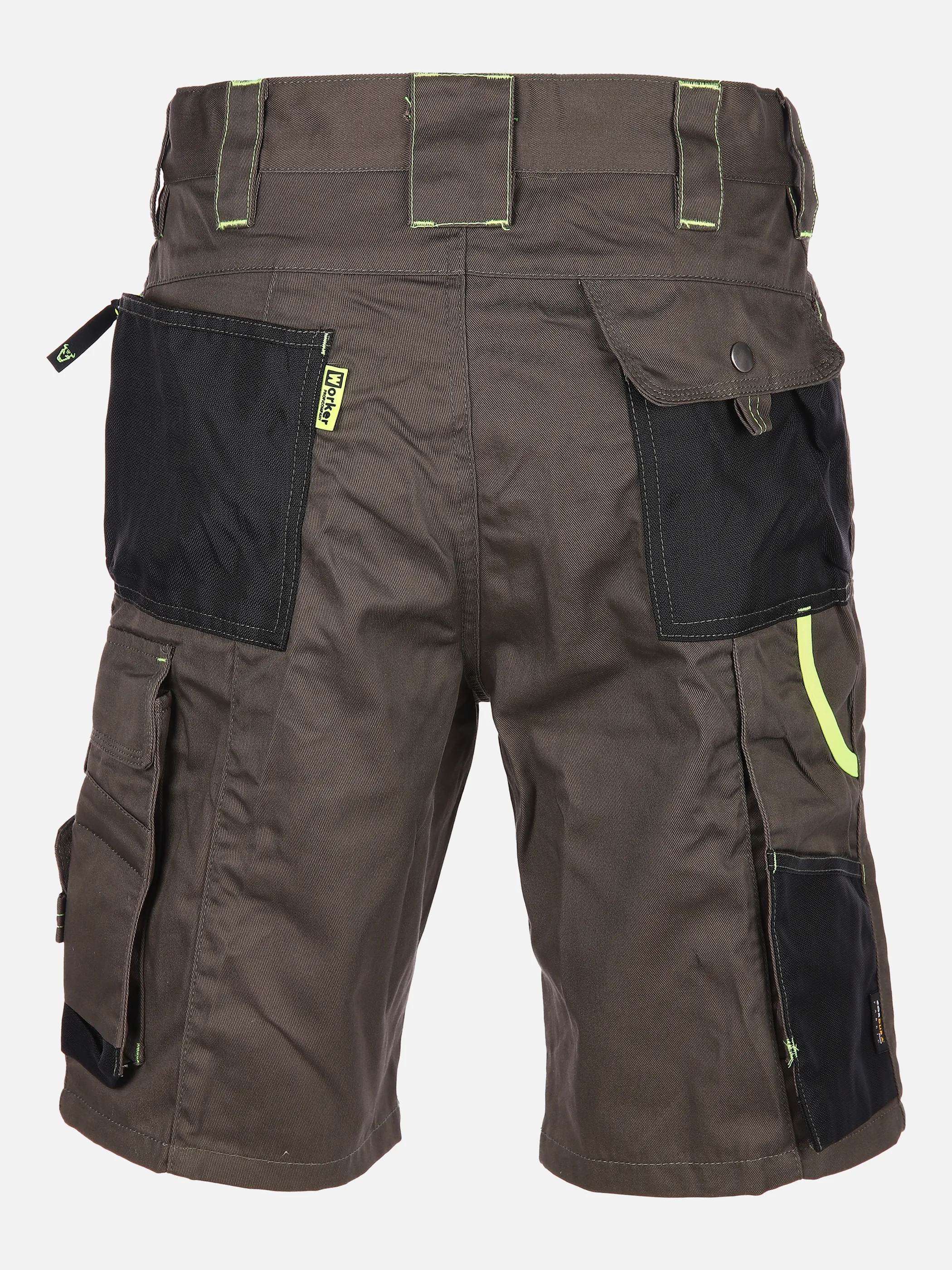 Worker He. Workershort Neon Grün 830617 OLIVE 2 Worker He. Workershort Neon Grün 830617 OLIVE 2