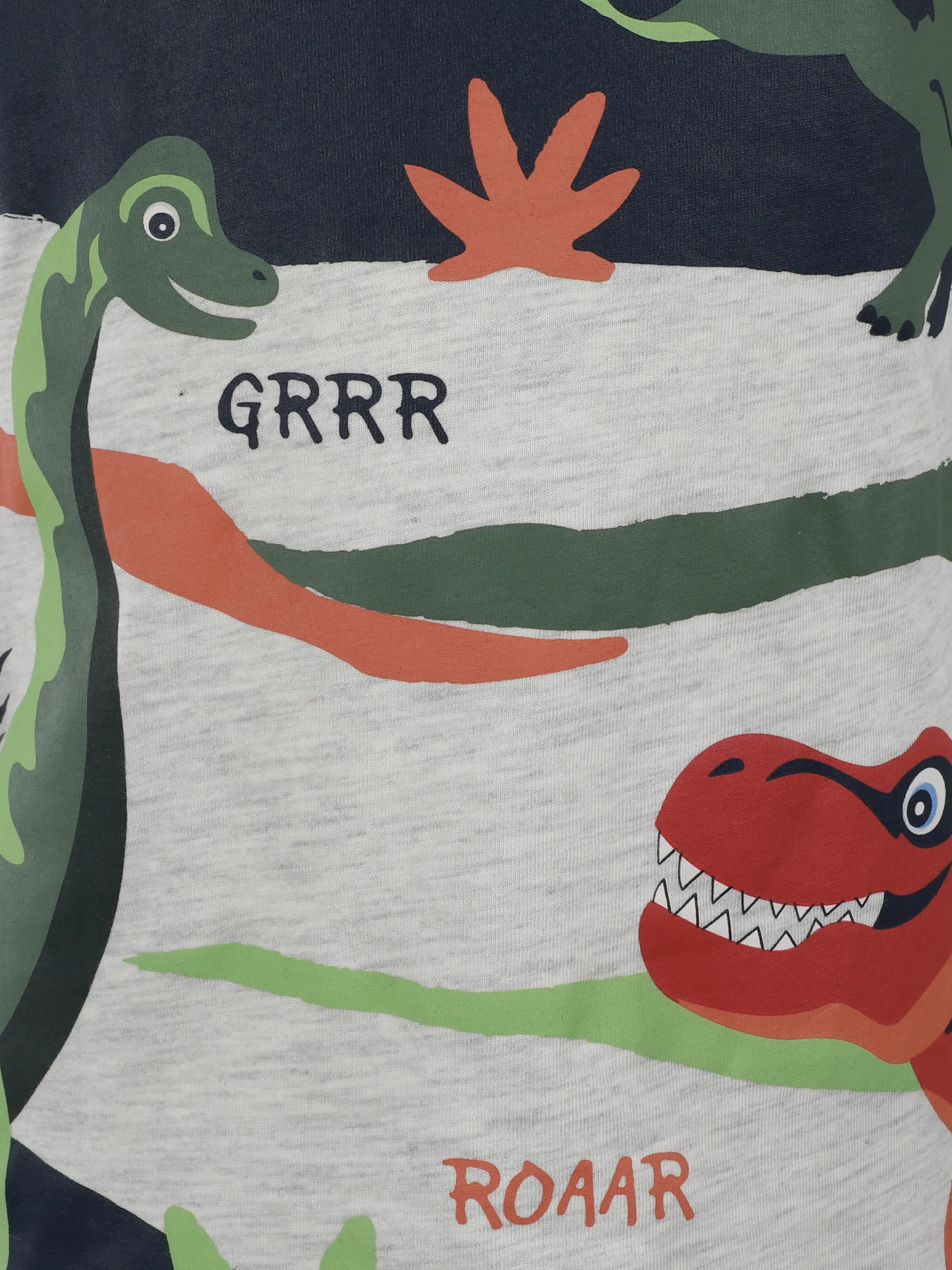 Bubble Gum KJ T-Shirt mit dino Print in grau Grau 908678 GRAU 3