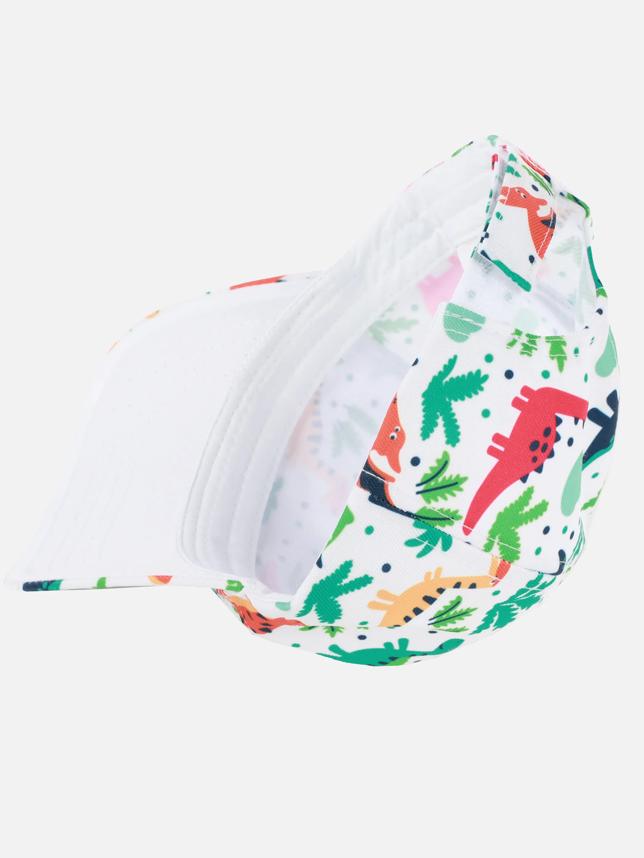 Bubble Gum KJ-Cap m. Dino Print Weiß 908281 WHITE 3 Bubble Gum KJ-Cap m. Dino Print Weiß 908281 WHITE 3