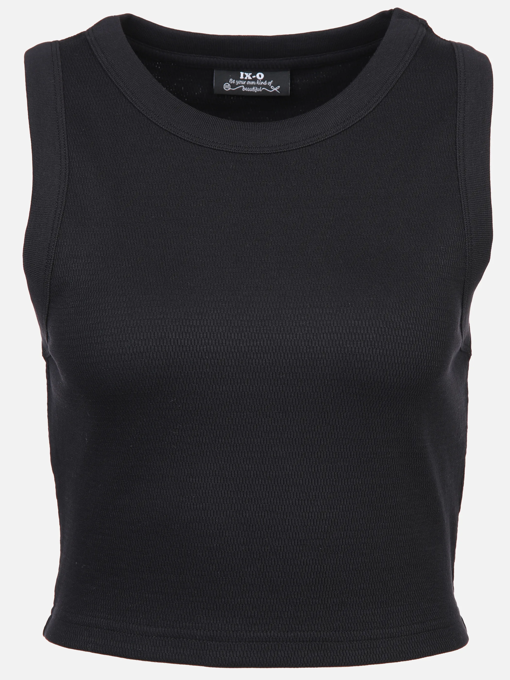 IX-O YF-Da Croped Top Schwarz 890778 BLACK 1