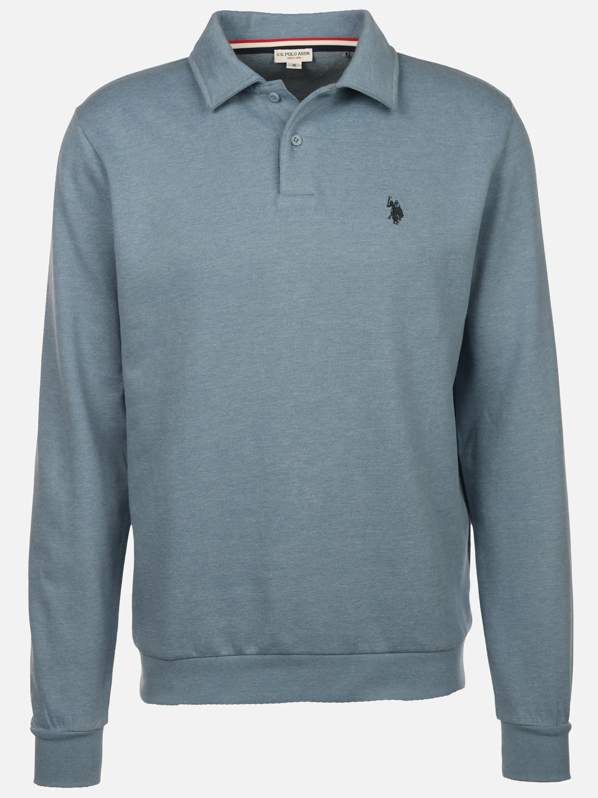 U.S. Polo Assn. He. Sweat Polo 1/1 Arm US17018 Blau 933834 131 1