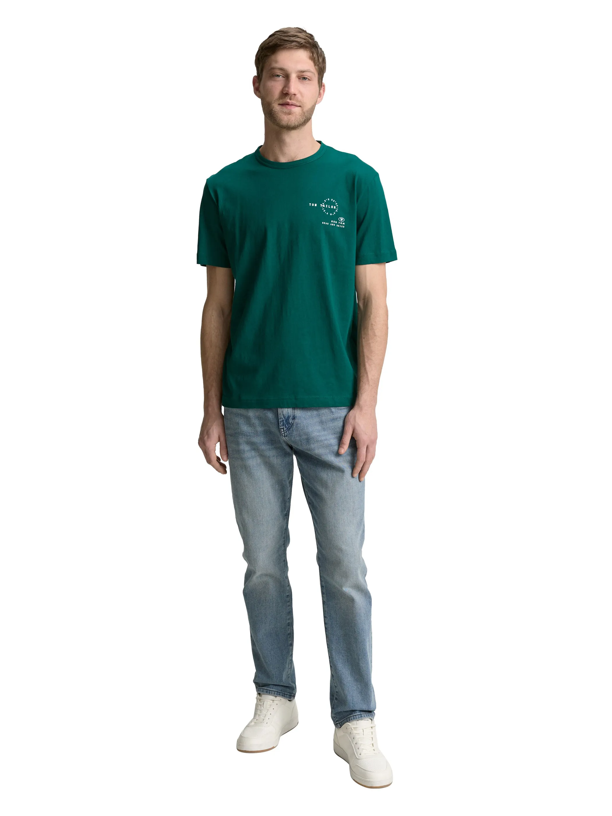 Tom Tailor 1046794 t-shirt with print Grün 910585 10413 4 Tom Tailor 1046794 t-shirt with print Grün 910585 10413 4