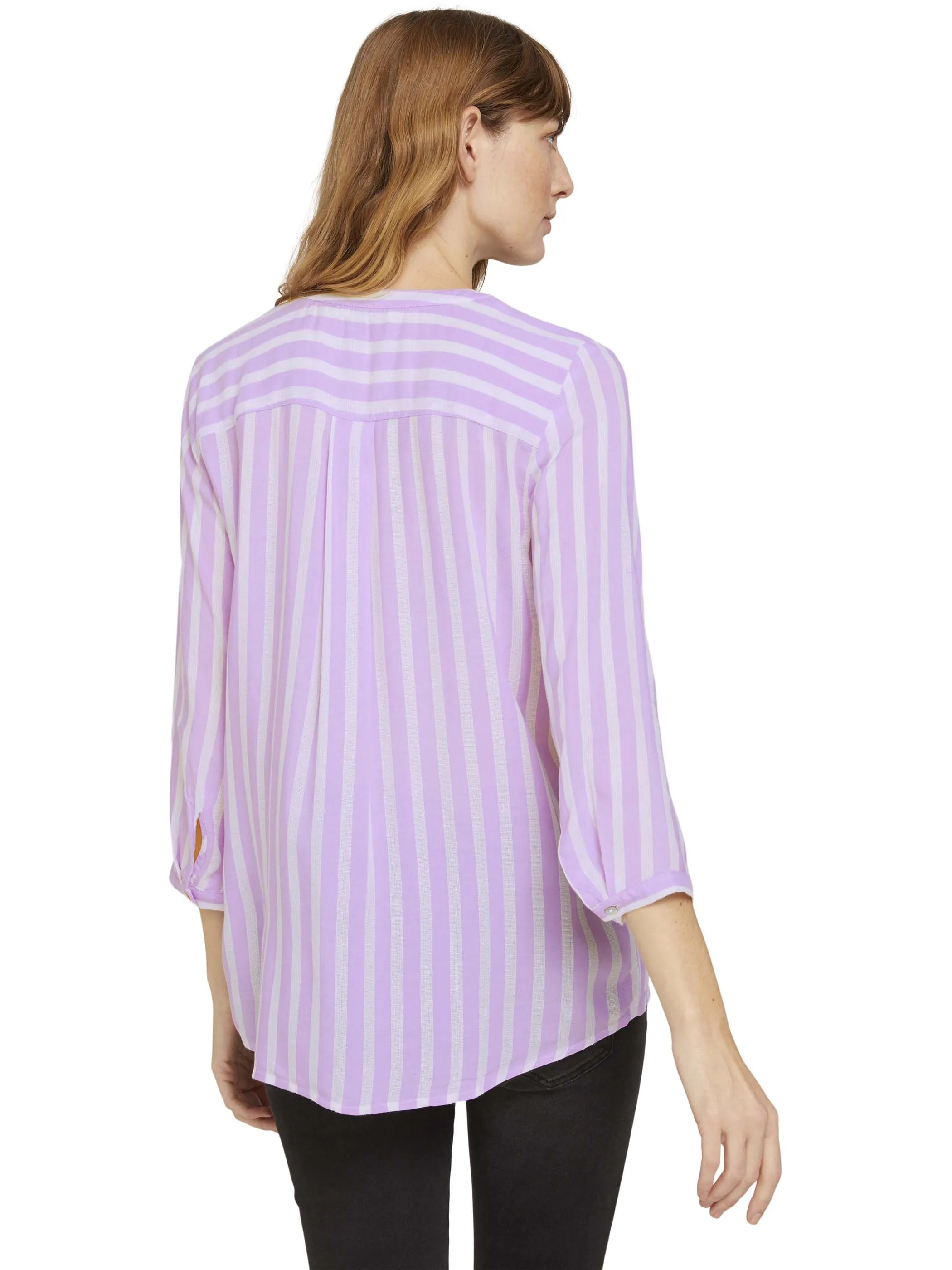 Tom Tailor 1016190 blouse striped Lila 849385 27215 2