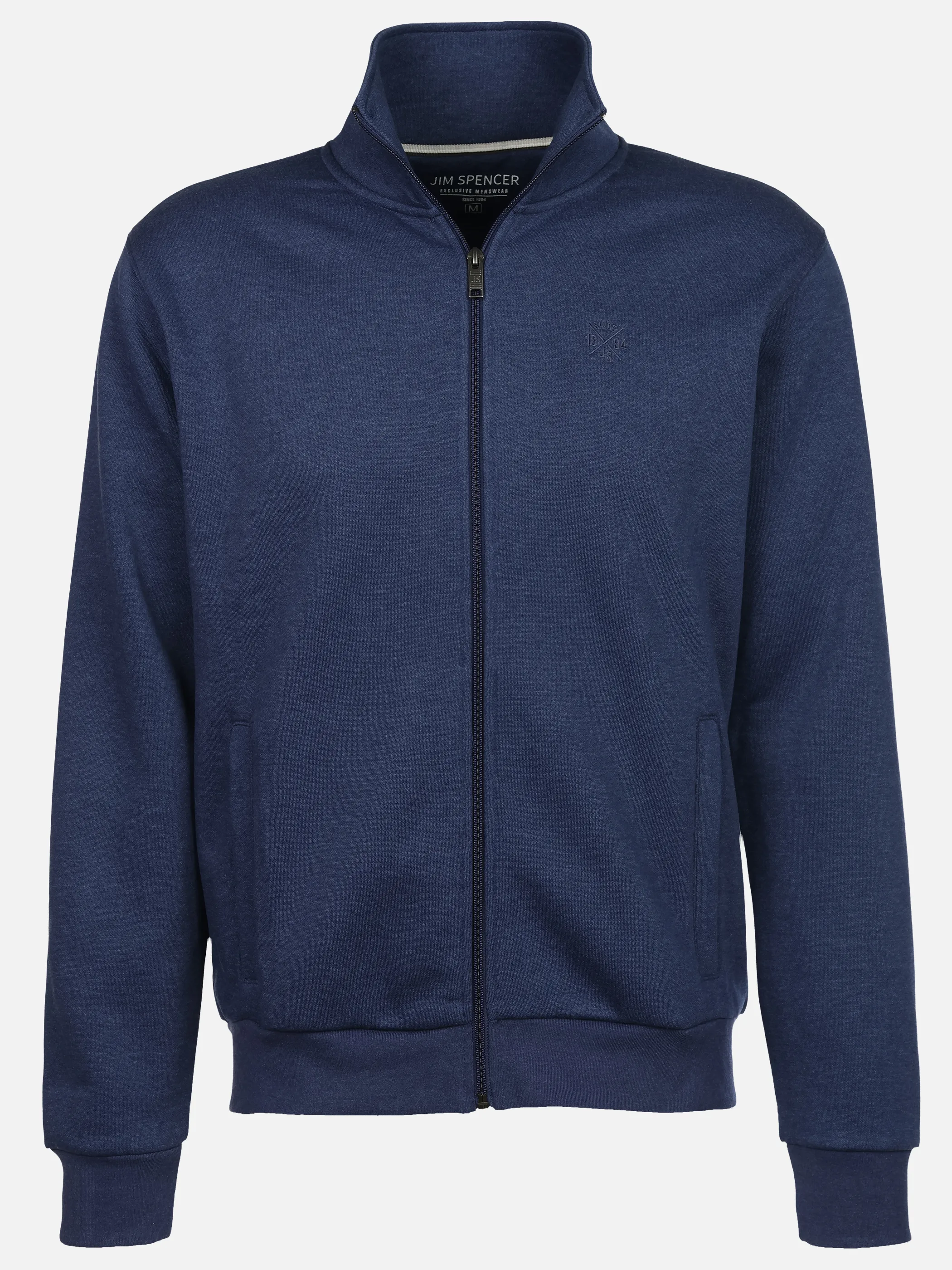 Jim Spencer He. Sweatjacke side pockets Blau 930313 NEWBLUE 1