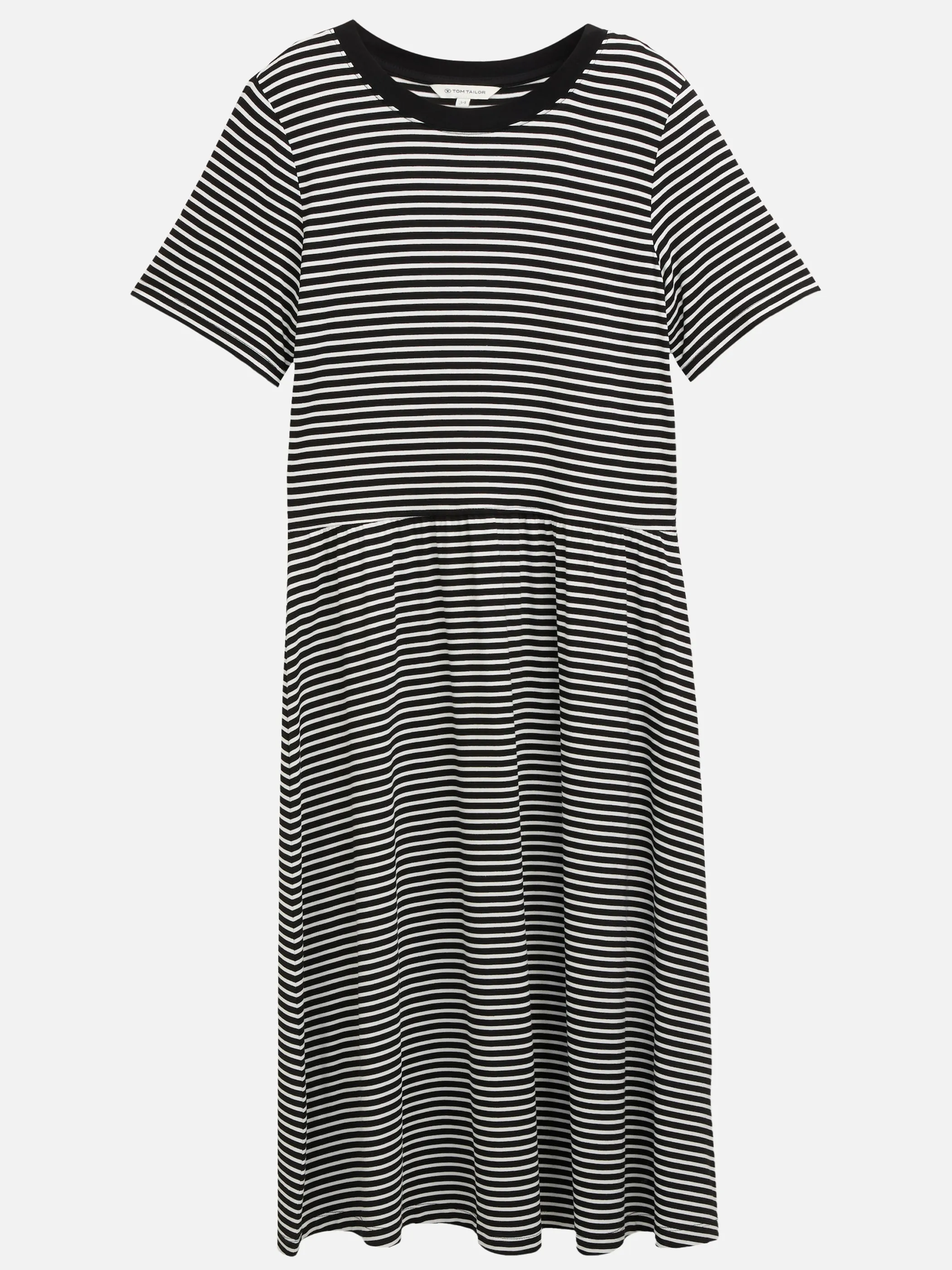 Tom Tailor 1046490 dress jersey striped Schwarz 910040 38780 1 Tom Tailor 1046490 dress jersey striped Schwarz 910040 38780 1