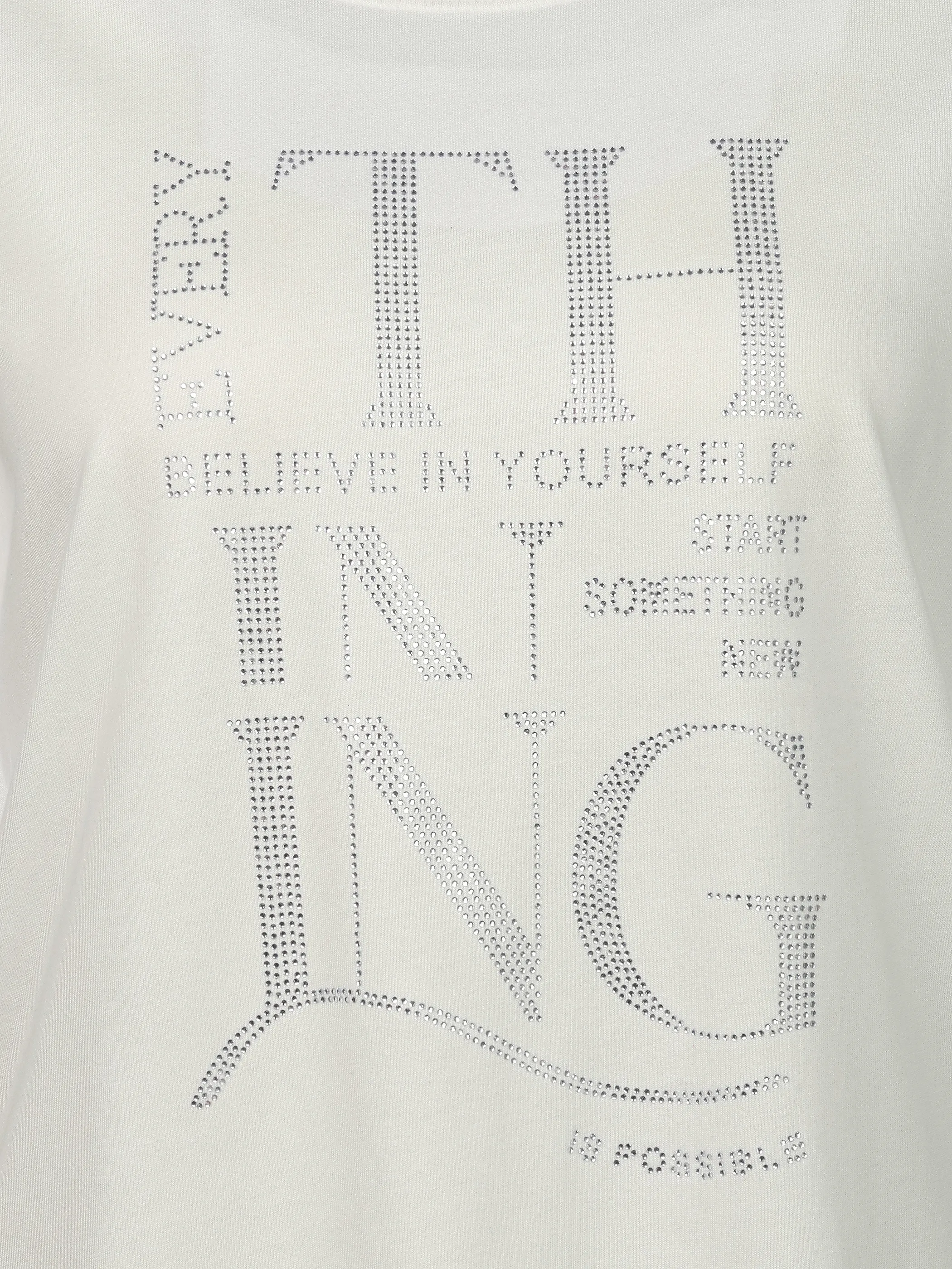 Sure Da-T-Shirt m. Strassapplikatio Weiß 926145 STARWHITE 3