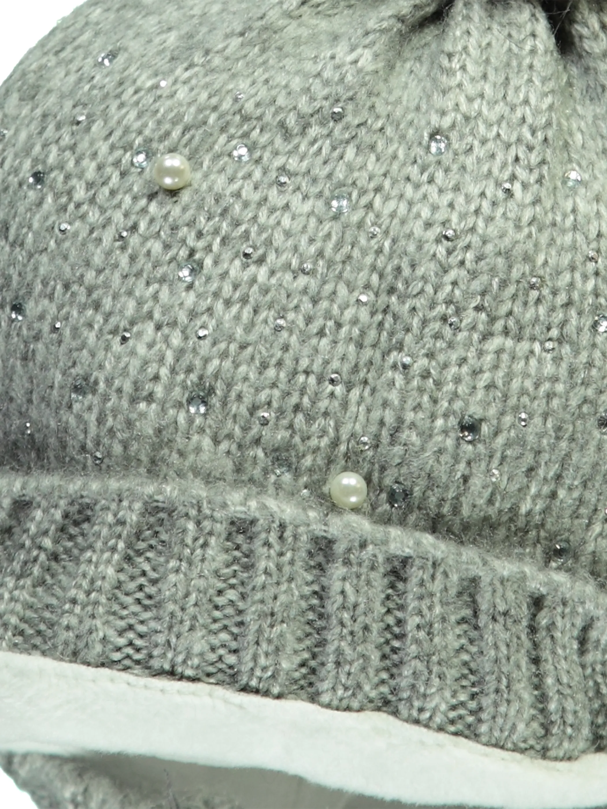 Stop + Go TG Mütze in grau mit Pompom Grau 845210 GRAU 3 Stop + Go TG Mütze in grau mit Pompom Grau 845210 GRAU 3