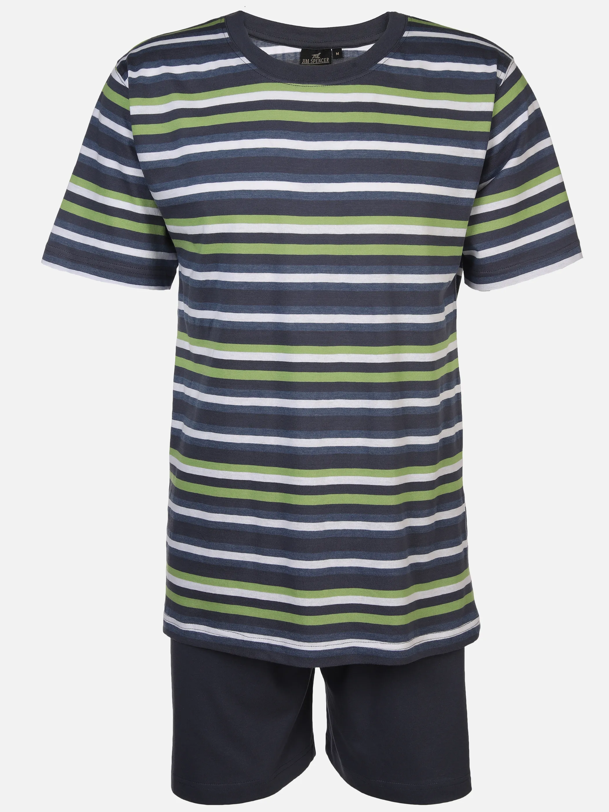 Jim Spencer He Shorty gestreift Blau 889555 BLAU/GRÜN 1