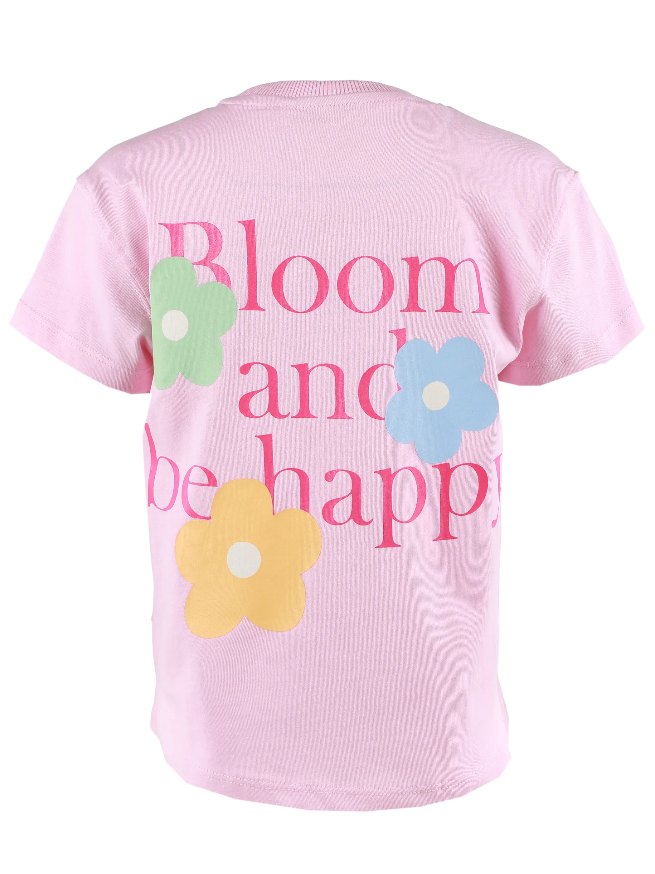 One Way MG T-Shirt mit Blumen-Puffprint in rosa Rosa 921833 ROSA 2