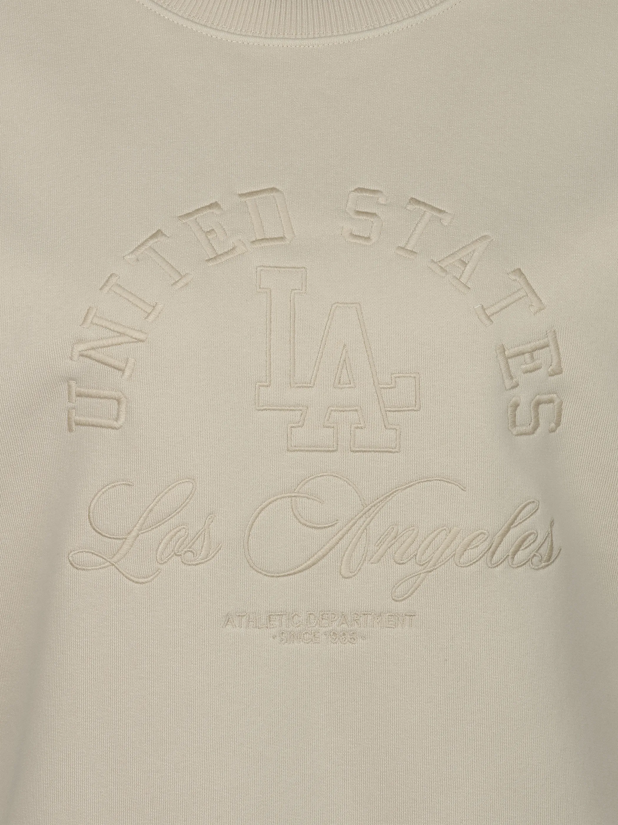 Lisa Tossa Da-Sweatshirt m. Stickerei Beige 922472 FRENCH OAK 3