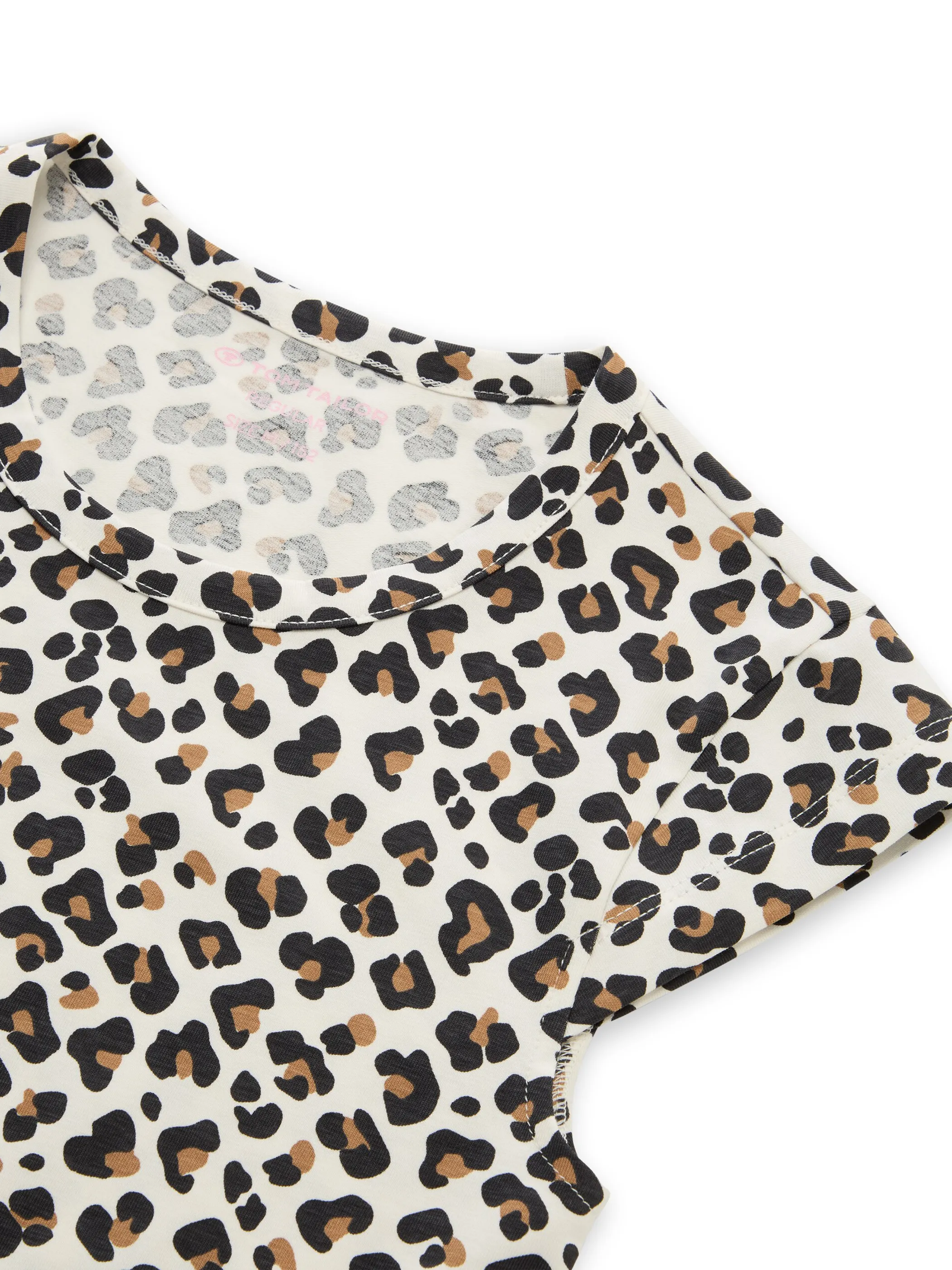 Tom Tailor 1050061 allover printed t-shirt Weiß 928017 39818 3