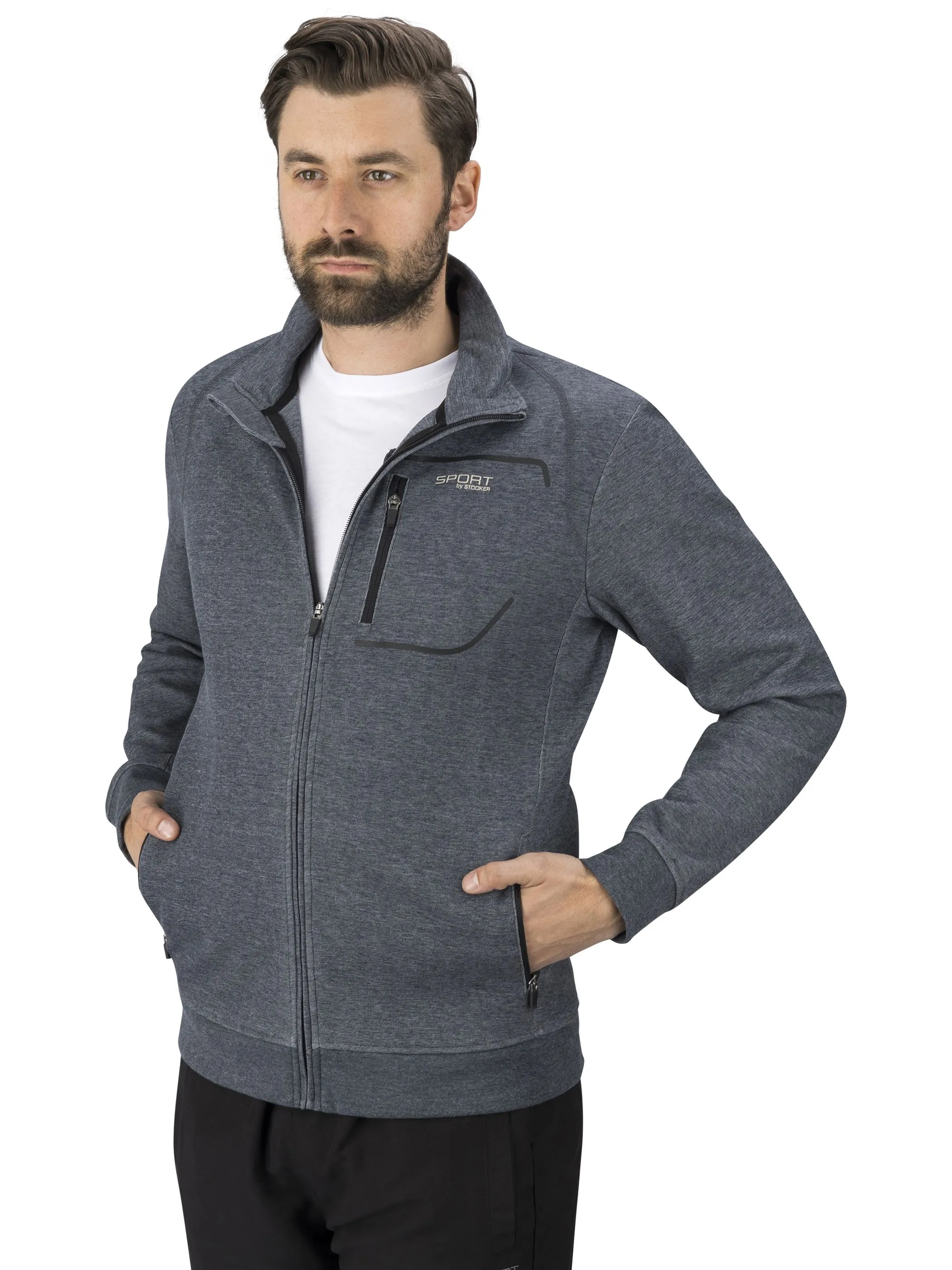 Stooker HAKA Sport 06910190004476 He. Sweat light Blau 913932 4476 1