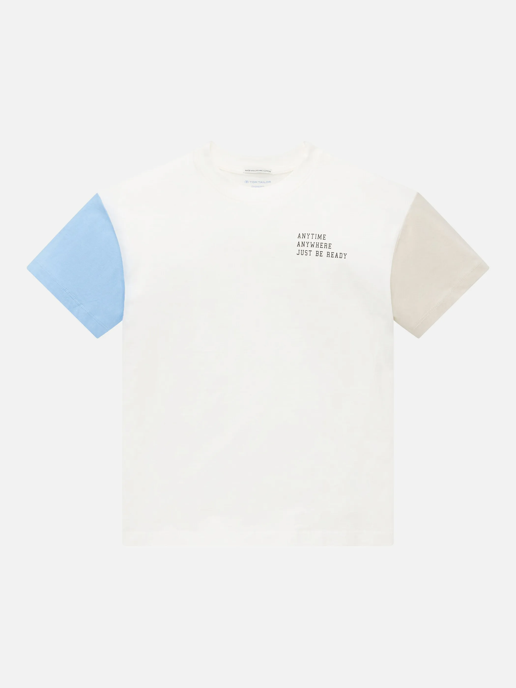 Tom Tailor 1033152 oversized colorblock t Weiß 869642 10315 1 Tom Tailor 1033152 oversized colorblock t Weiß 869642 10315 1