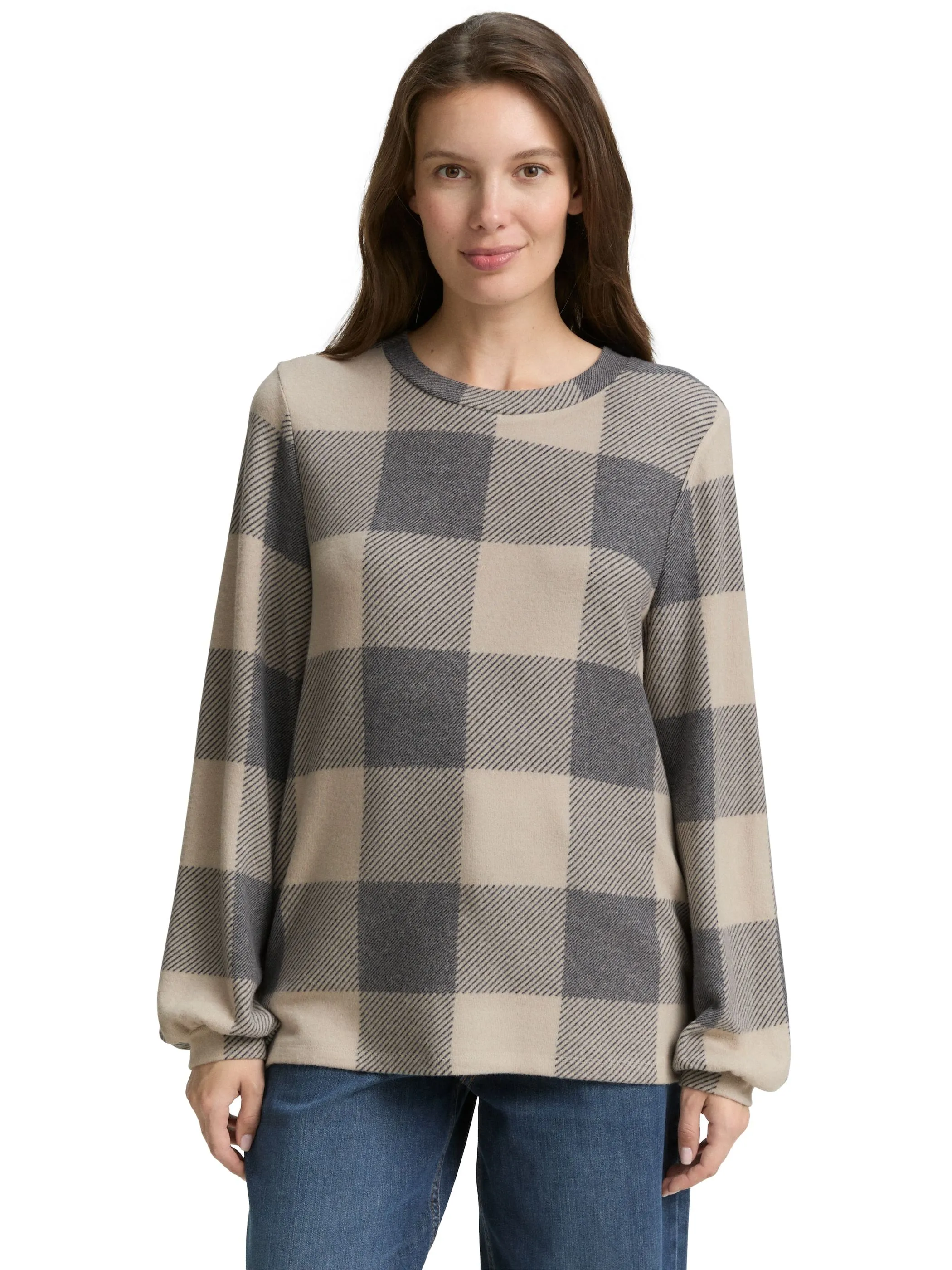 Tom Tailor 1044923 T-shirt cosy crew neck Beige 903060 38731 4