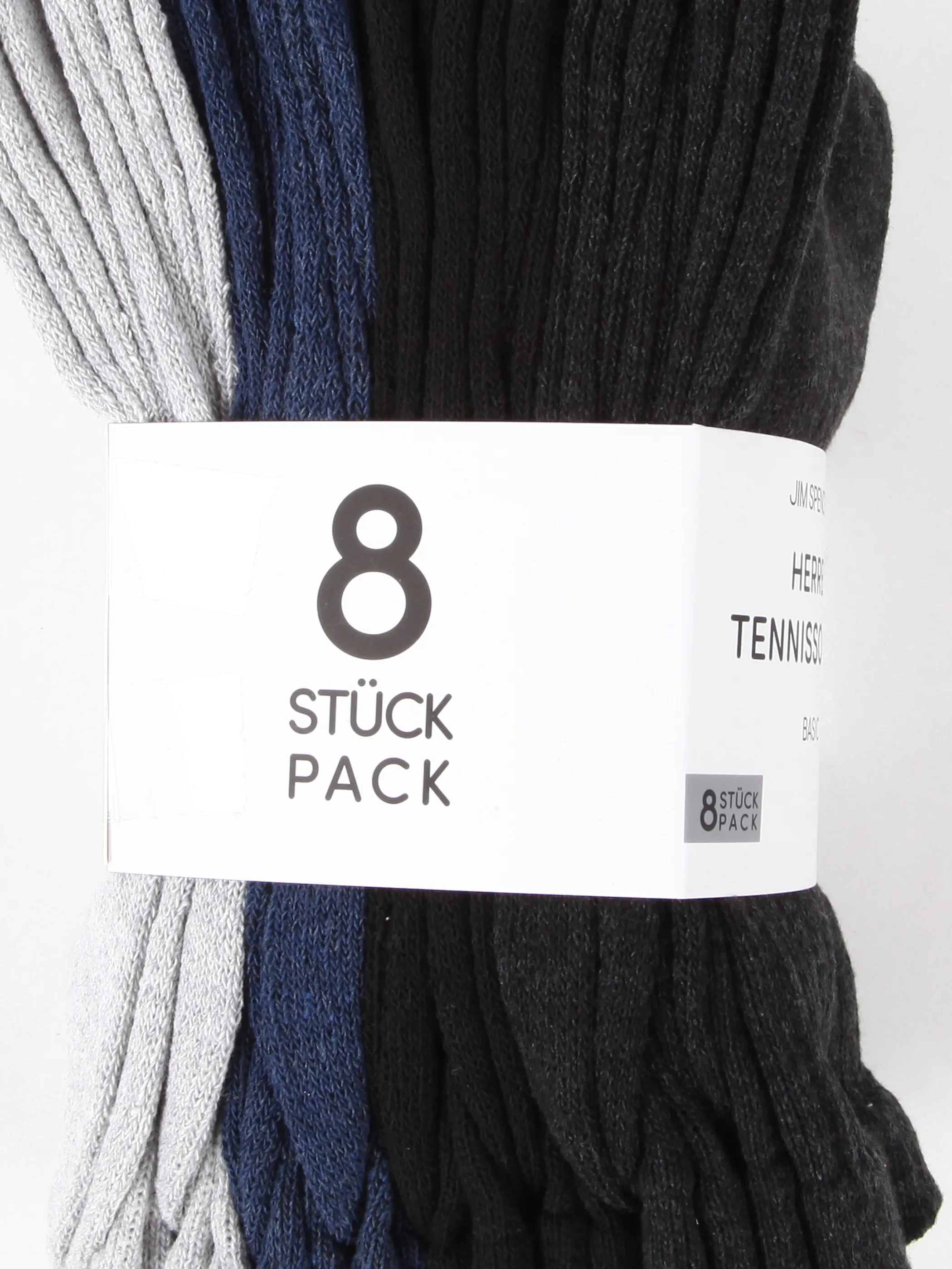 Jim Spencer He. Tennissocken 8er Pack Bunt 930365 BUNT 3