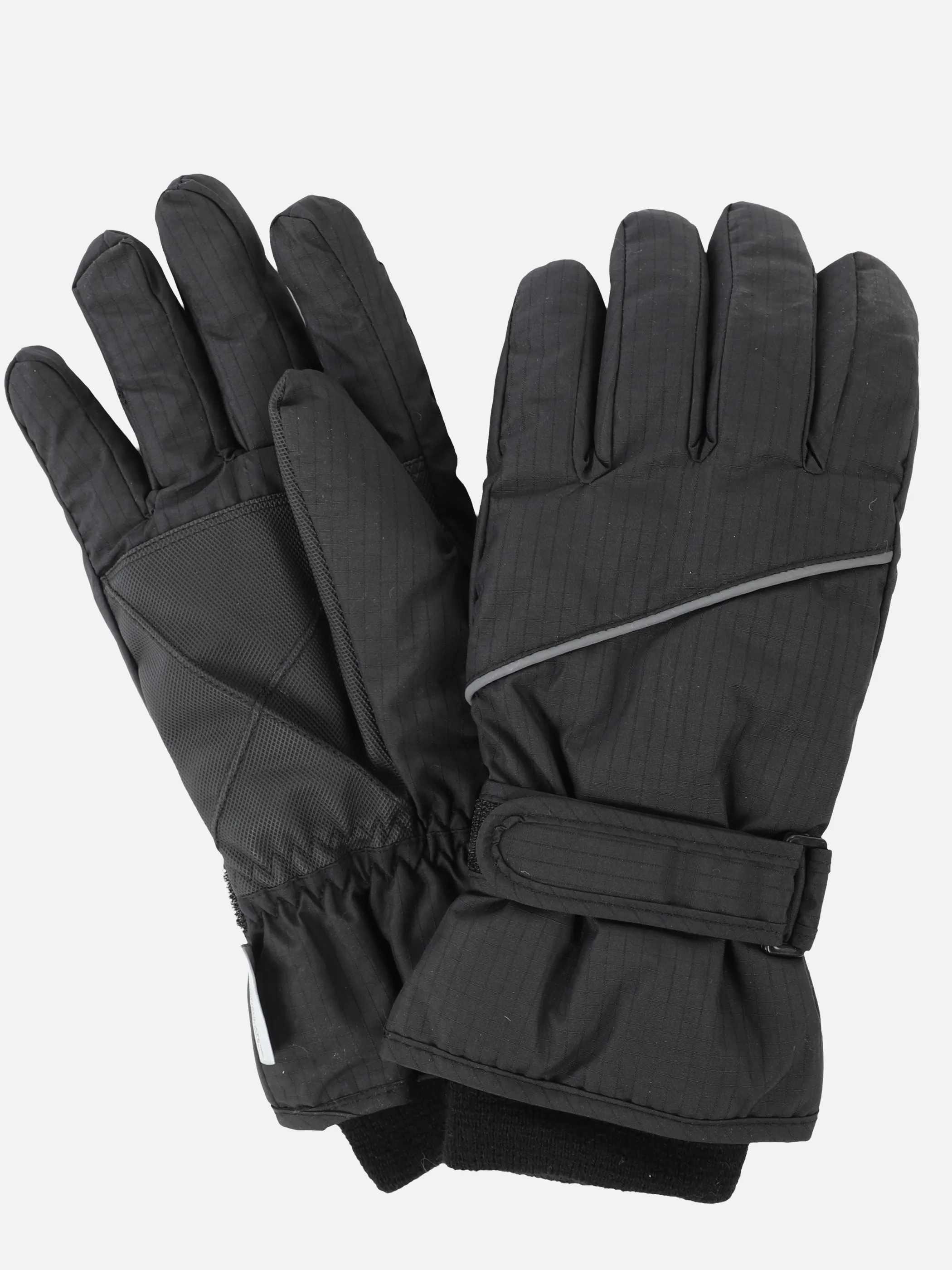 Grinario Sports Erw-Skihandschuhe Schwarz 929924 BLACK 1