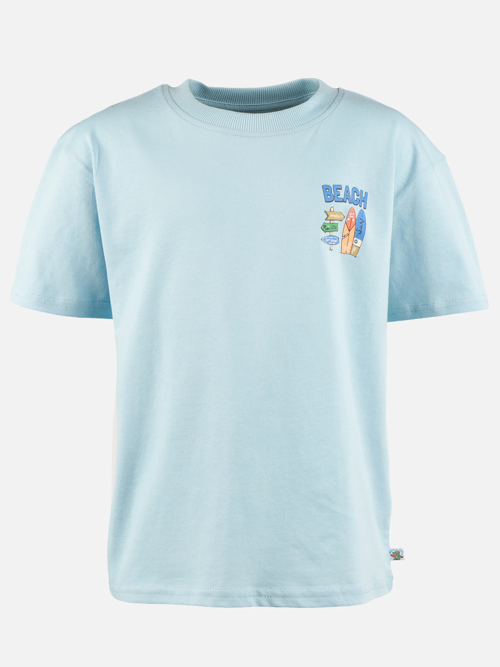 One Way KJ T-Shirt in Hellblau mit Motiv Blau 924891 BLAU 1